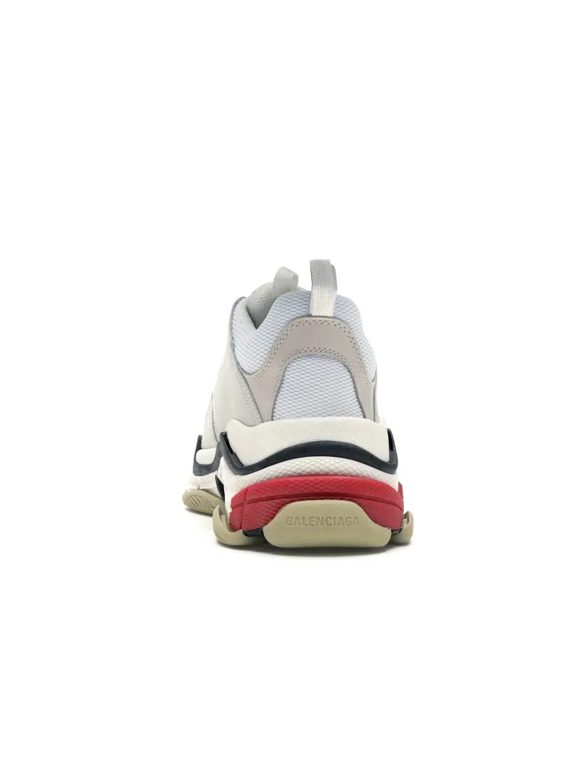 Кроссовки мужские Balenciaga Triple S, с массивной подошвой — изображение 4 из 4, белый/черный-красный