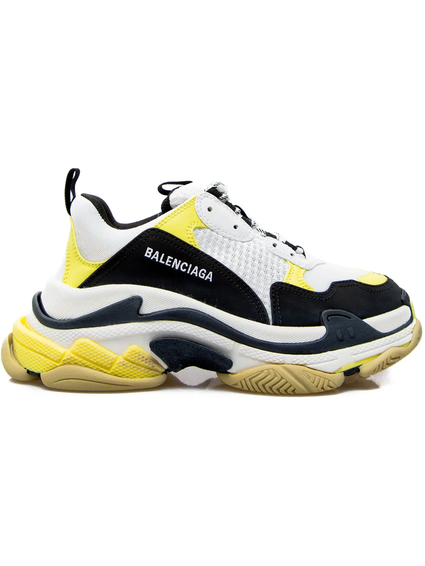 Кроссовки мужские Balenciaga Triple S, с массивной подошвой — изображение 1 из 1, белый