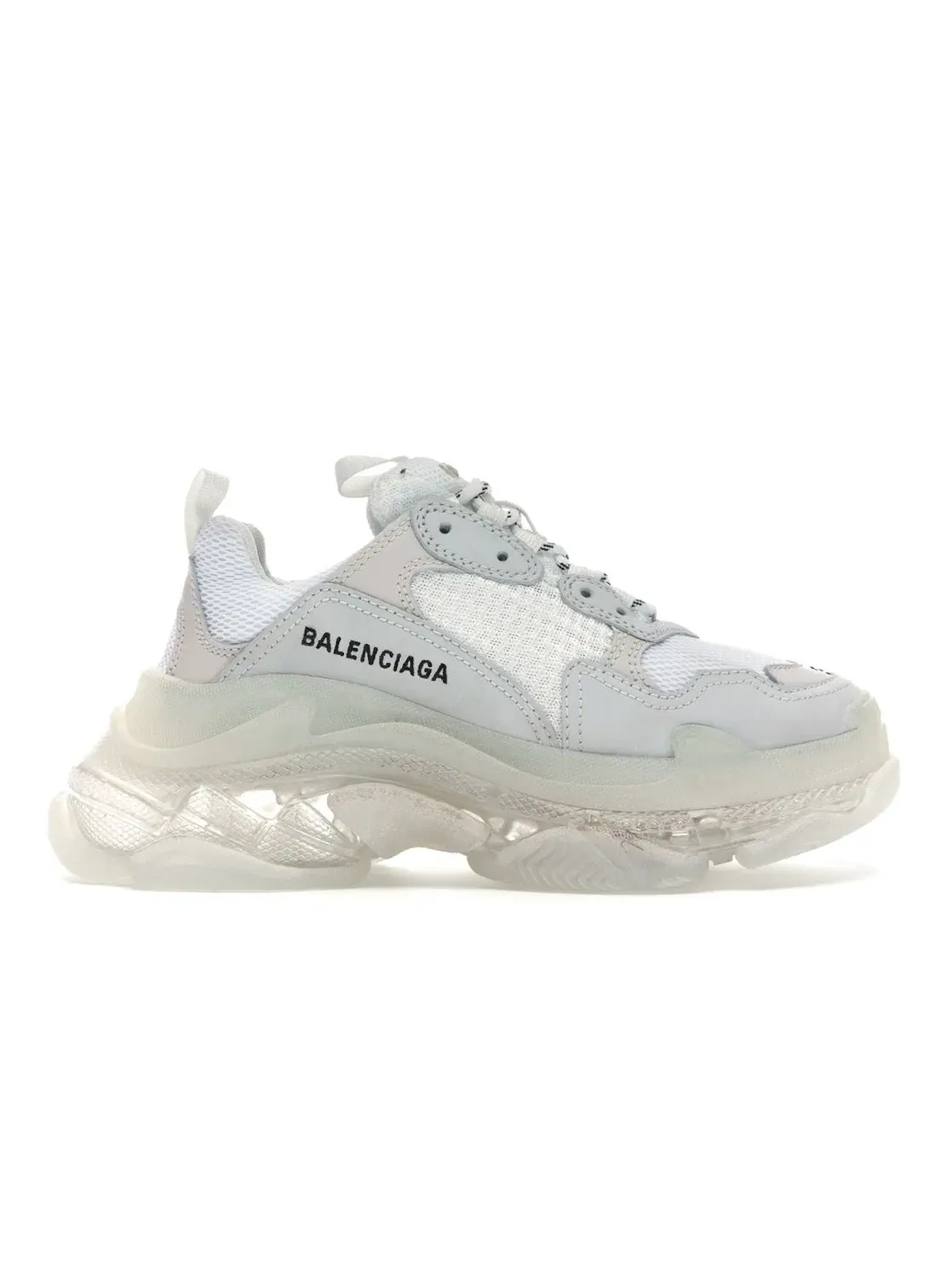 Женские кроссовки с прозрачной подошвой Balenciaga Triple S Balenciaga — изображение 1 из 4, белый