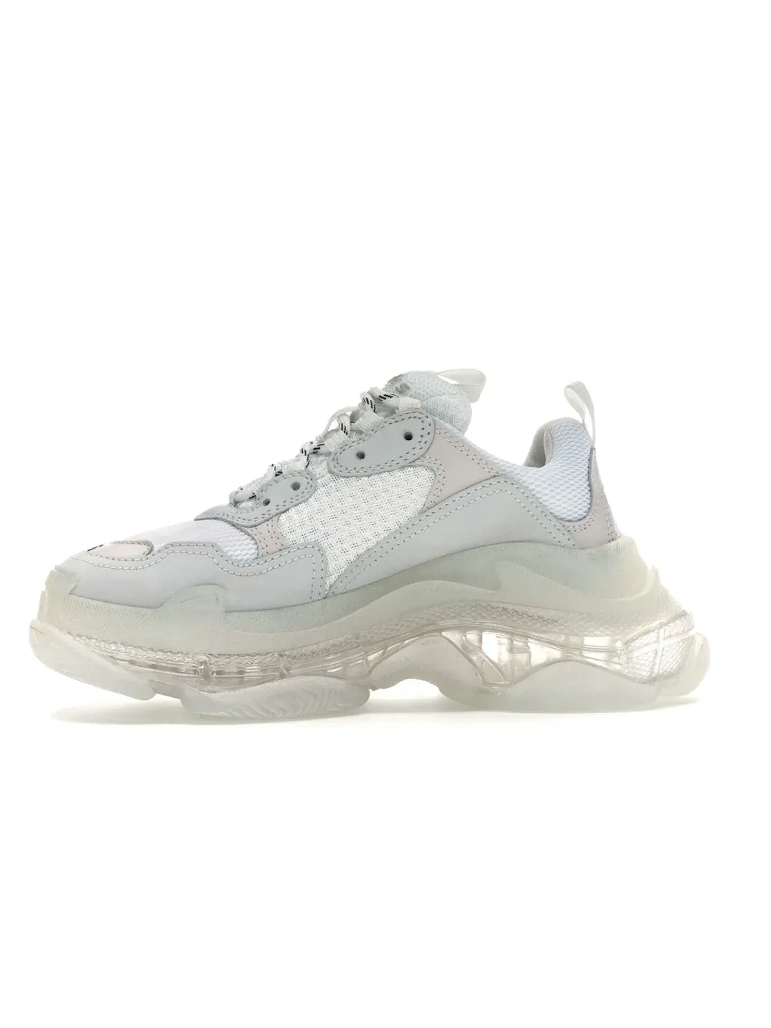 Женские кроссовки с прозрачной подошвой Balenciaga Triple S Balenciaga — изображение 3 из 4, белый