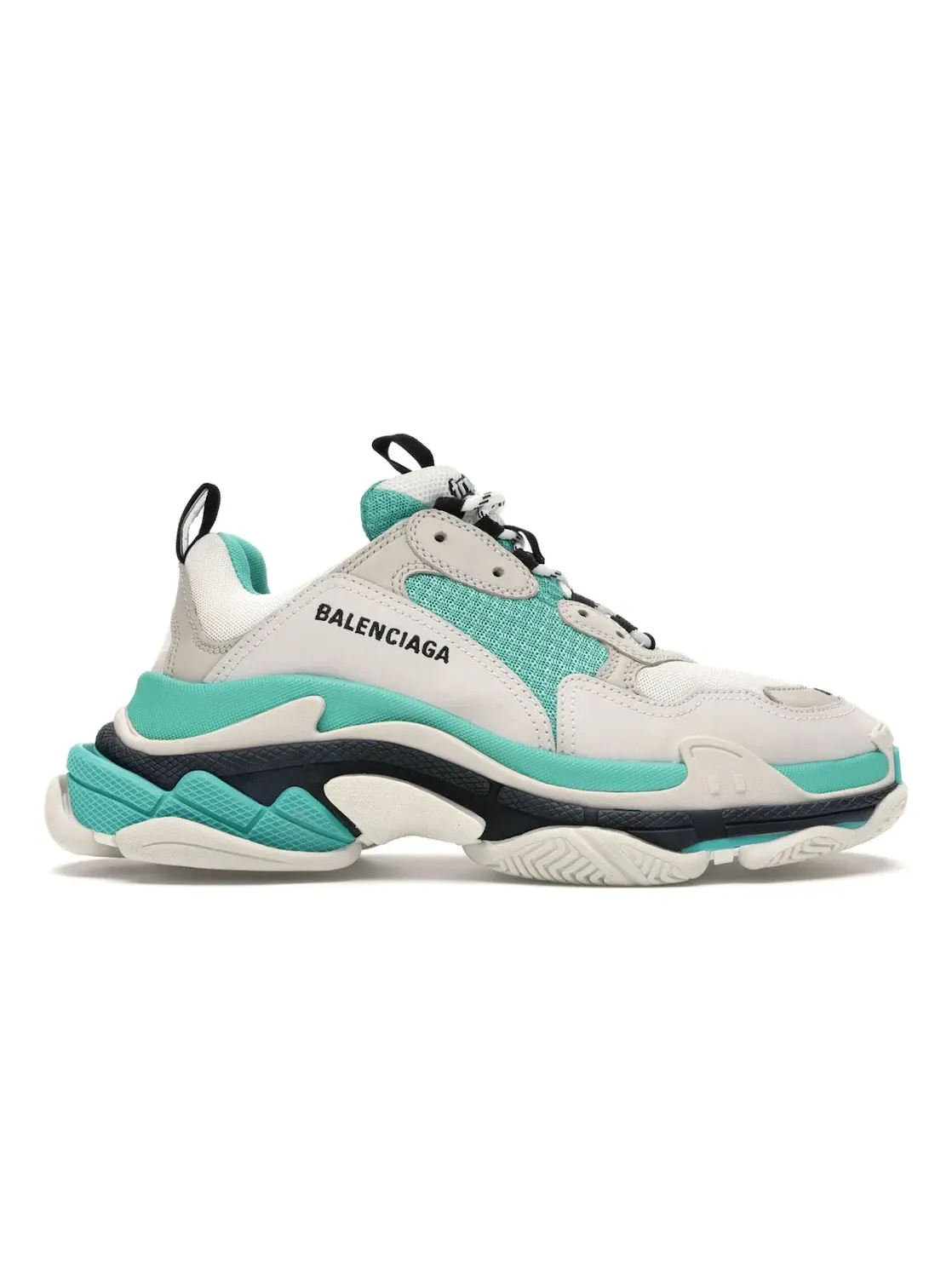 Кроссовки мужские Balenciaga Triple S, с массивной подошвой — изображение 1 из 4, белый/серый
