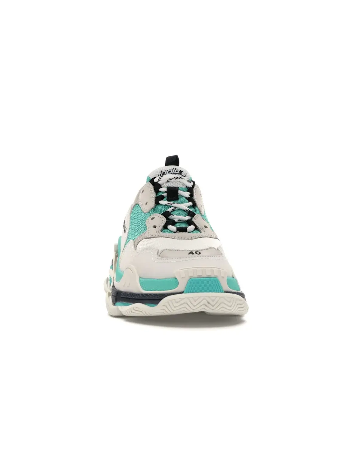 Кроссовки мужские Balenciaga Triple S, с массивной подошвой — изображение 2 из 4, белый/серый
