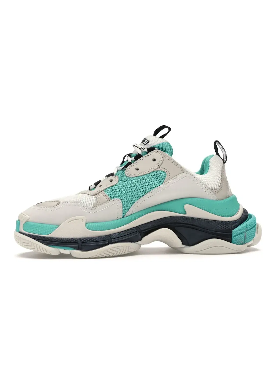 Кроссовки мужские Balenciaga Triple S, с массивной подошвой — изображение 3 из 4, белый/серый