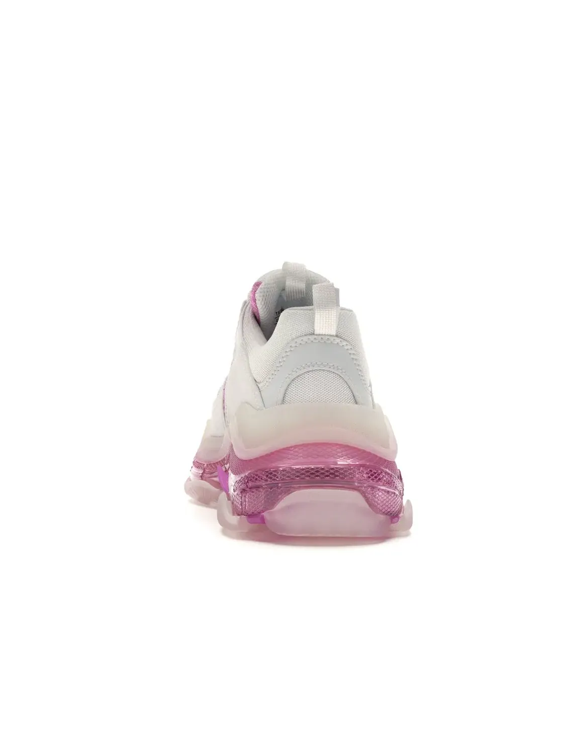 Кроссовки женские Balenciaga Triple S, с массивной подошвой — изображение 4 из 4, розовый/белый