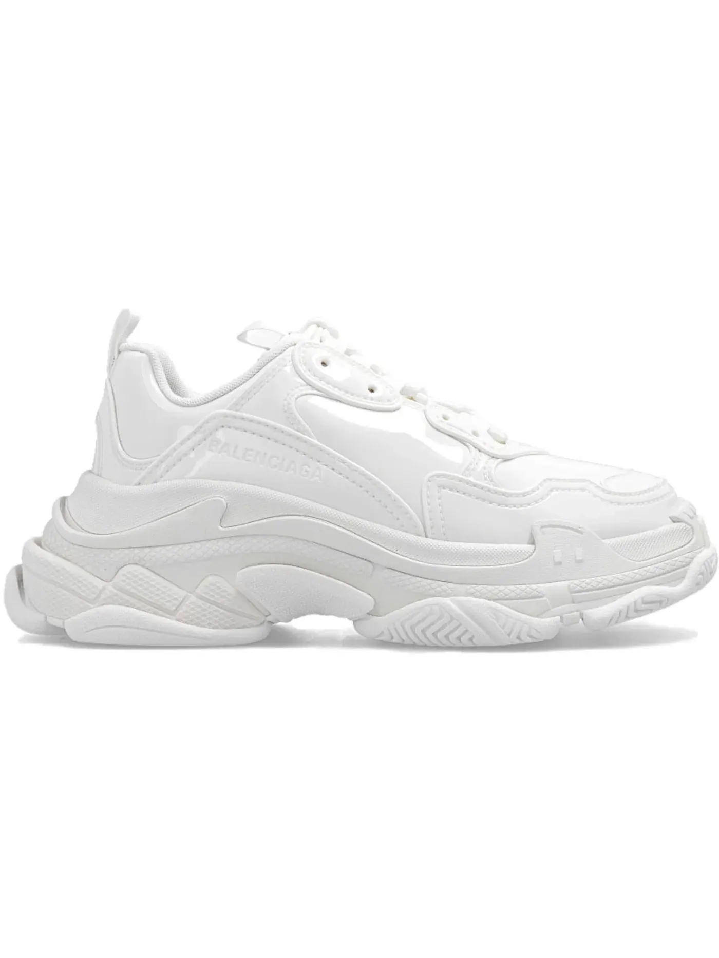 Кроссовки женские Balenciaga Triple S, с массивной подошвой — изображение 1 из 1, белый