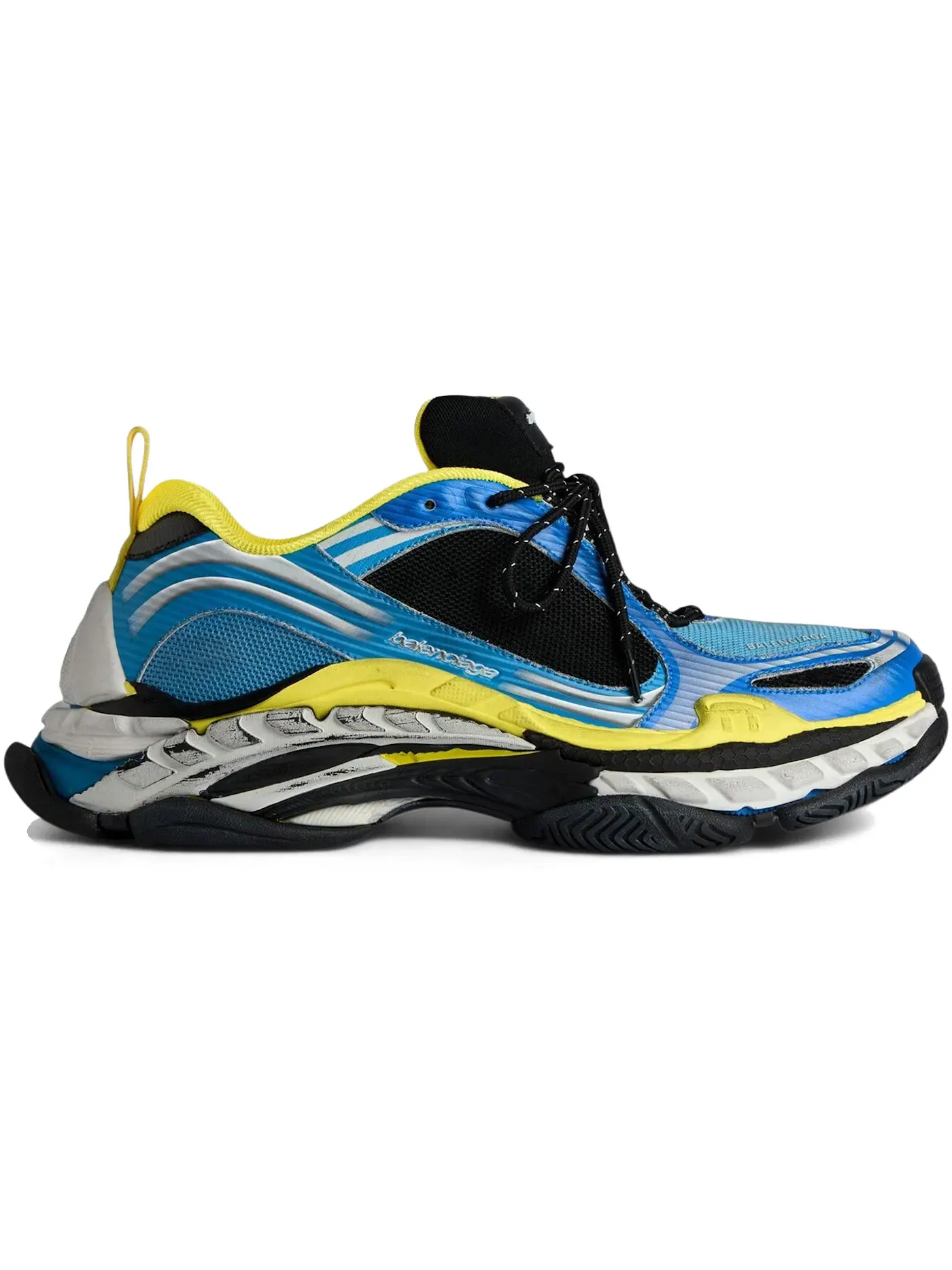 Кроссовки мужские Balenciaga Triple S.2, с массивной подошвой — изображение 1 из 1, синий/белый/желтый