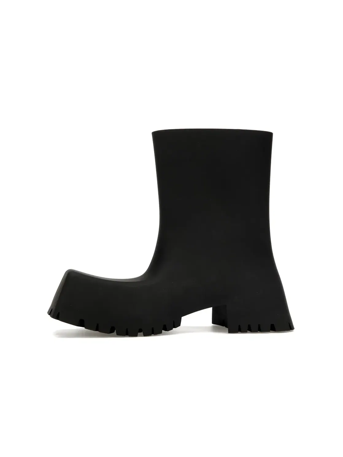Резиновые сапоги Balenciaga Trooper Rubber Boot — изображение 3 из 4, черный