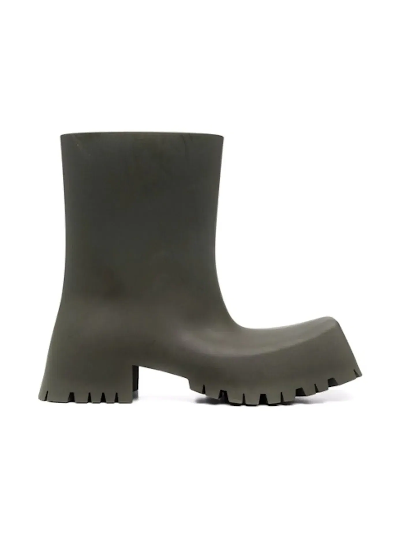 Резиновые сапоги женские Balenciaga Trooper Rubber Boot — изображение 1 из 1, зеленый