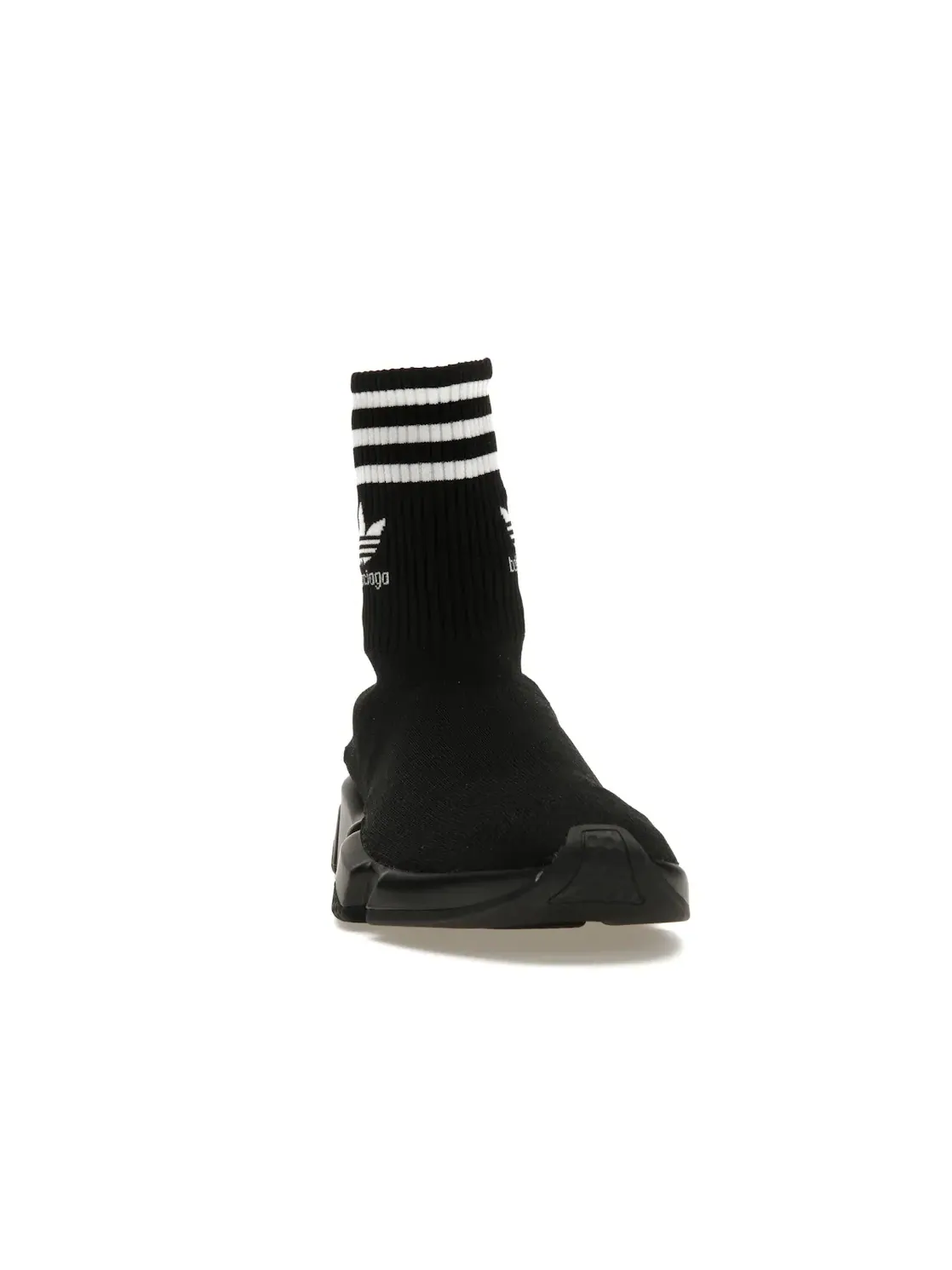 Кроссовки мужские Balenciaga x Adidas Speed Trainer без шнурков — изображение 2 из 4, черный
