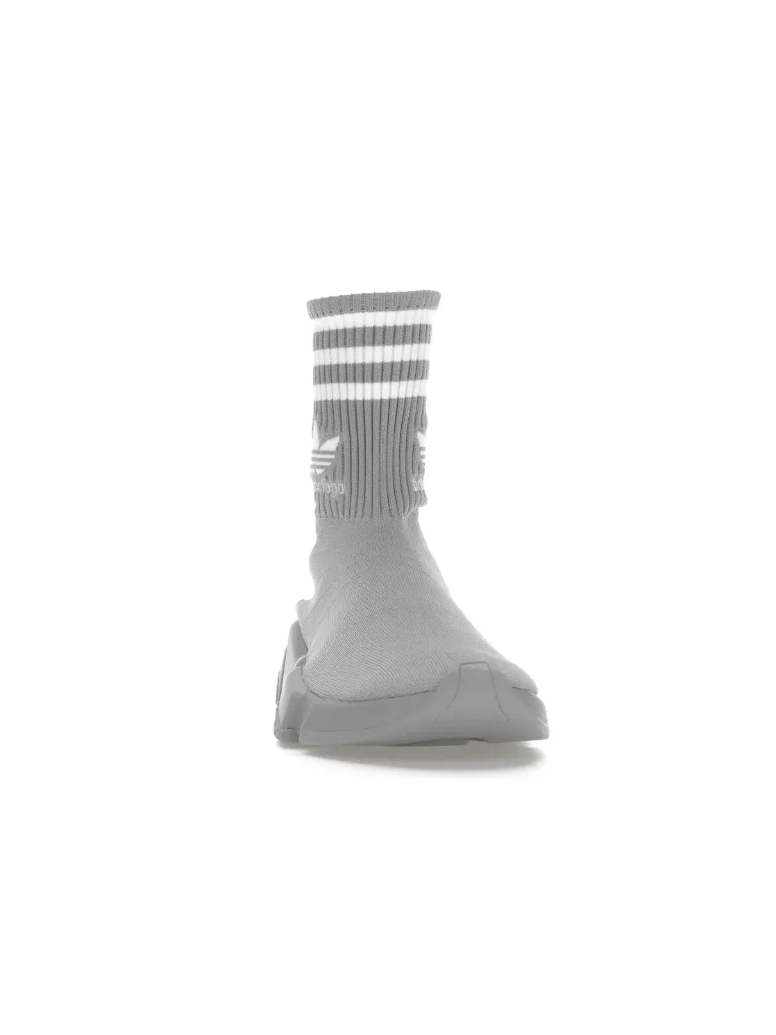 Кроссовки женские Balenciaga x Adidas Speed Trainer, с принтом — изображение 2 из 4, серый белый