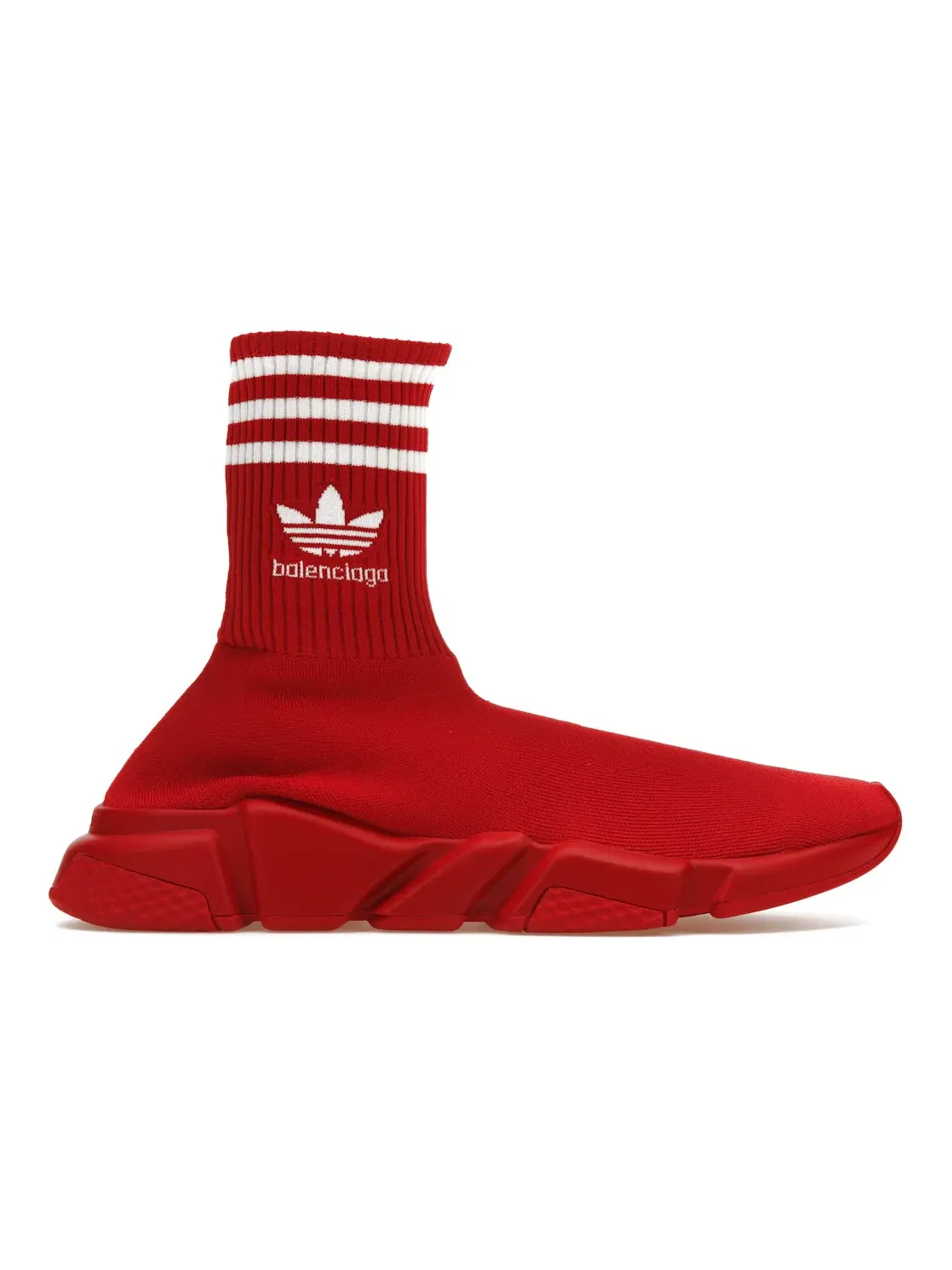 Кроссовки мужские Balenciaga x Adidas Speed Trainer, с принтом — изображение 1 из 4, красный/белый