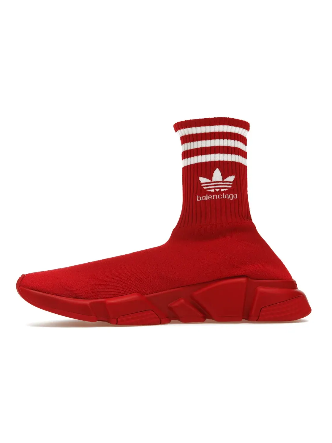 Кроссовки мужские Balenciaga x Adidas Speed Trainer, с принтом — изображение 3 из 4, красный/белый