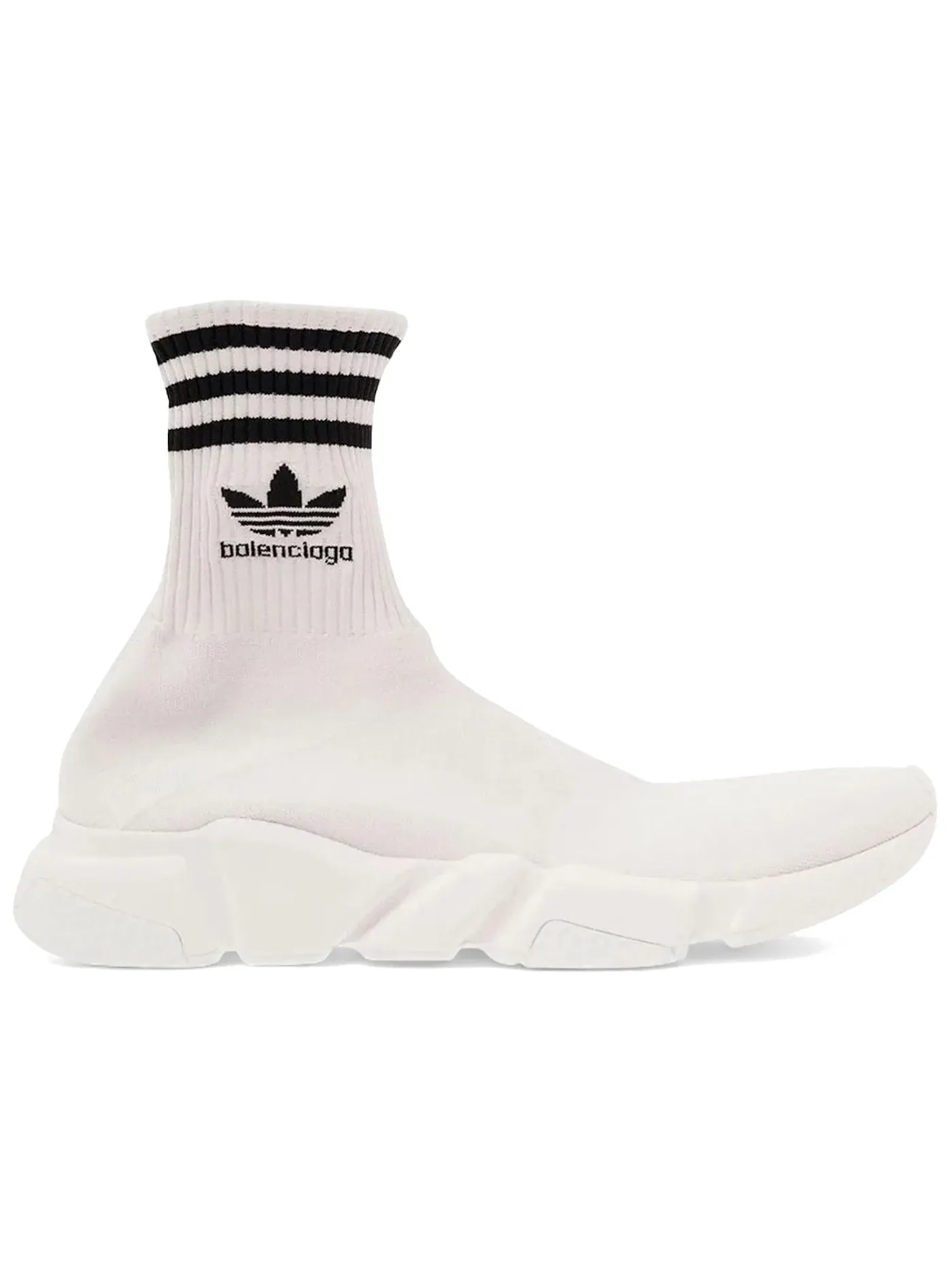 Кроссовки мужские Balenciaga x Adidas Speed Trainer, сетчатый верх — изображение 1 из 1, белый/черный