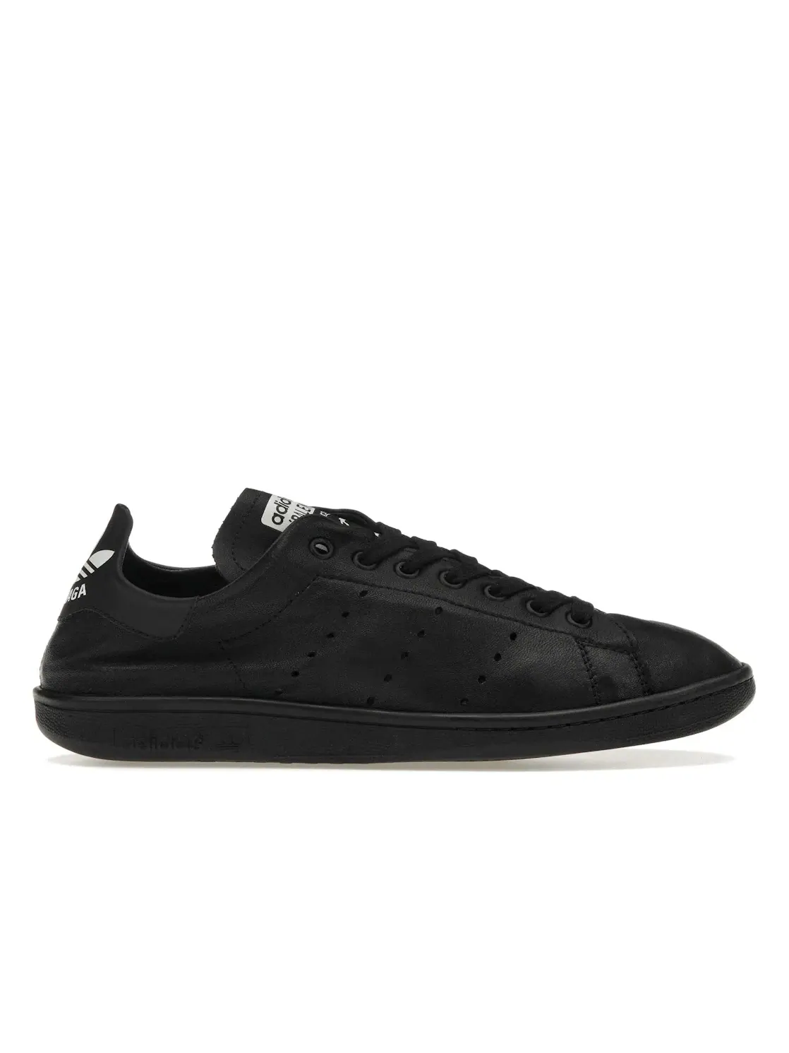 Кроссовки Balenciaga x Adidas Stan Smith, кожаные — изображение 1 из 4, черный