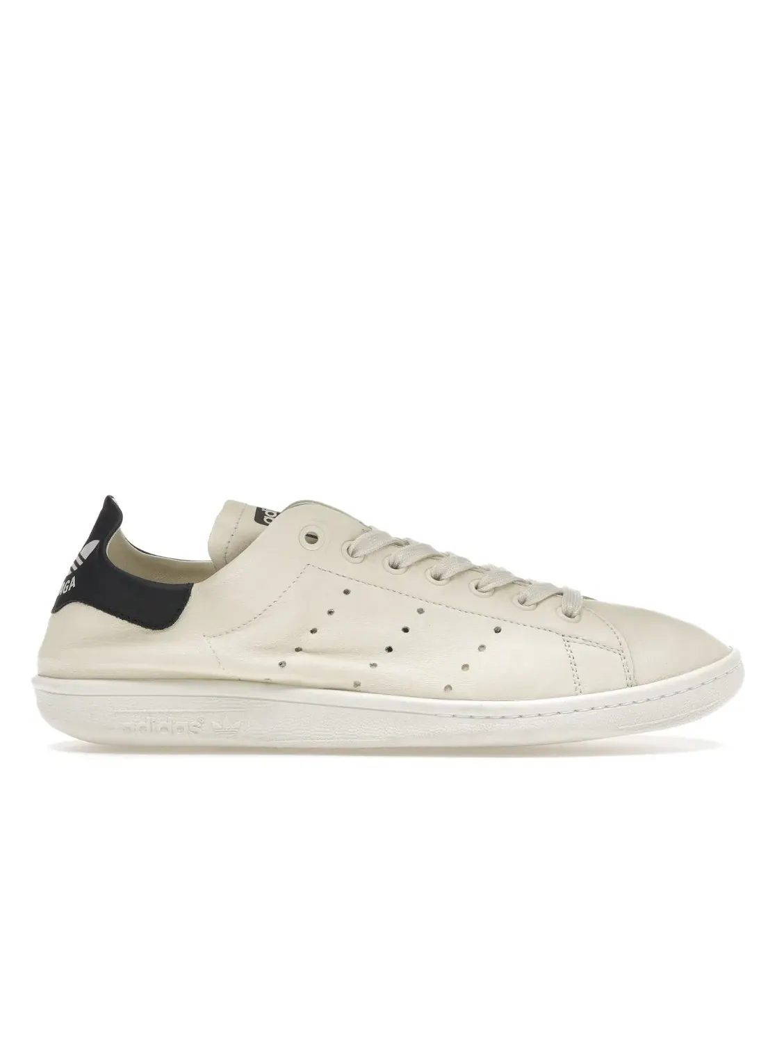 Кроссовки женские Balenciaga x Adidas Stan Smith, с принтом — изображение 1 из 4, белый/черный