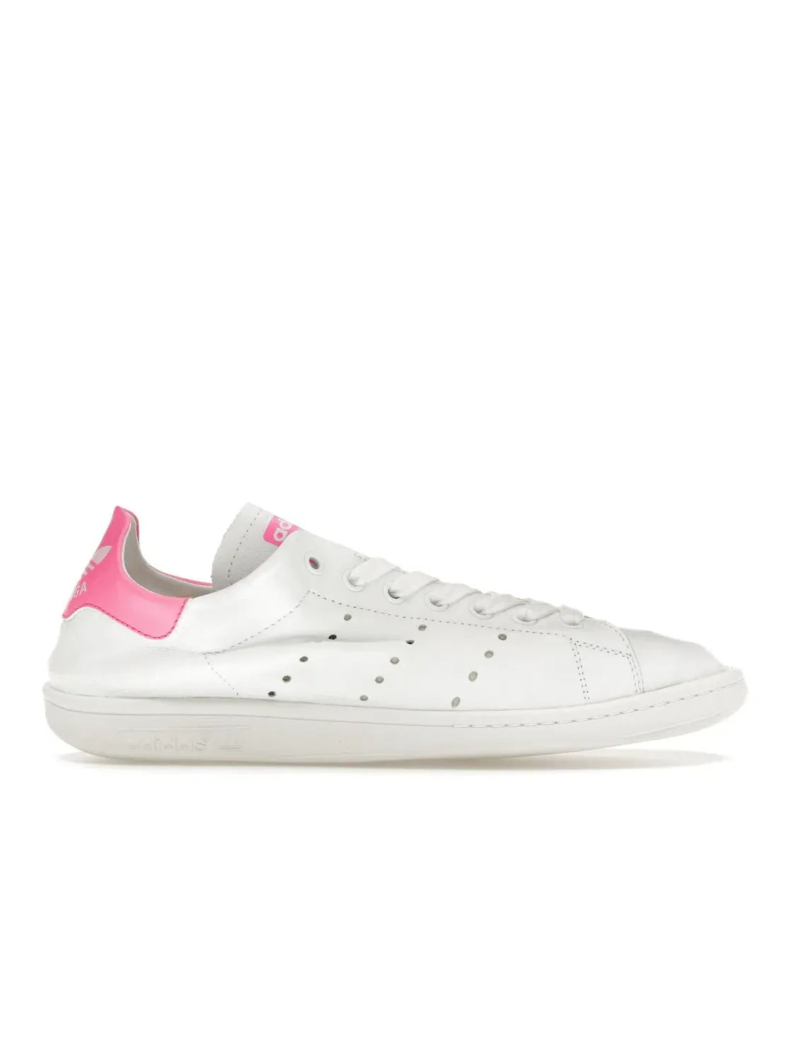 Женские кроссовки Lifestyle с принтом Balenciaga x Adidas Stan Smith Adidas — изображение 1 из 4, белый/розовый