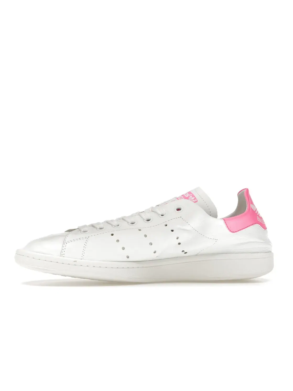 Женские кроссовки Lifestyle с принтом Balenciaga x Adidas Stan Smith Adidas — изображение 3 из 4, белый/розовый