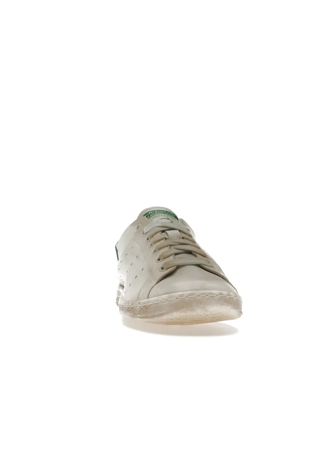 Кроссовки Balenciaga x Adidas Stan Smith, эффект поношенности — изображение 2 из 4, белый/белый/зеленый