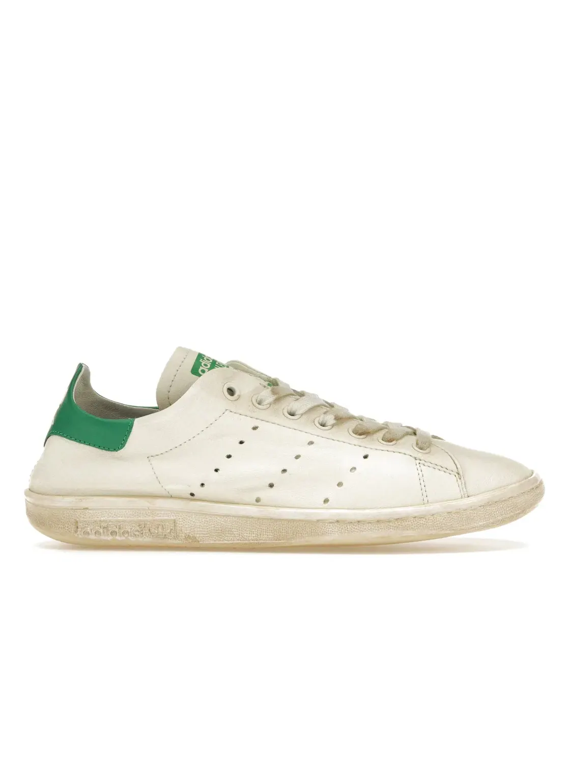 Кроссовки женские Balenciaga x Adidas Stan Smith, с принтом — изображение 1 из 4, белый белый зеленый
