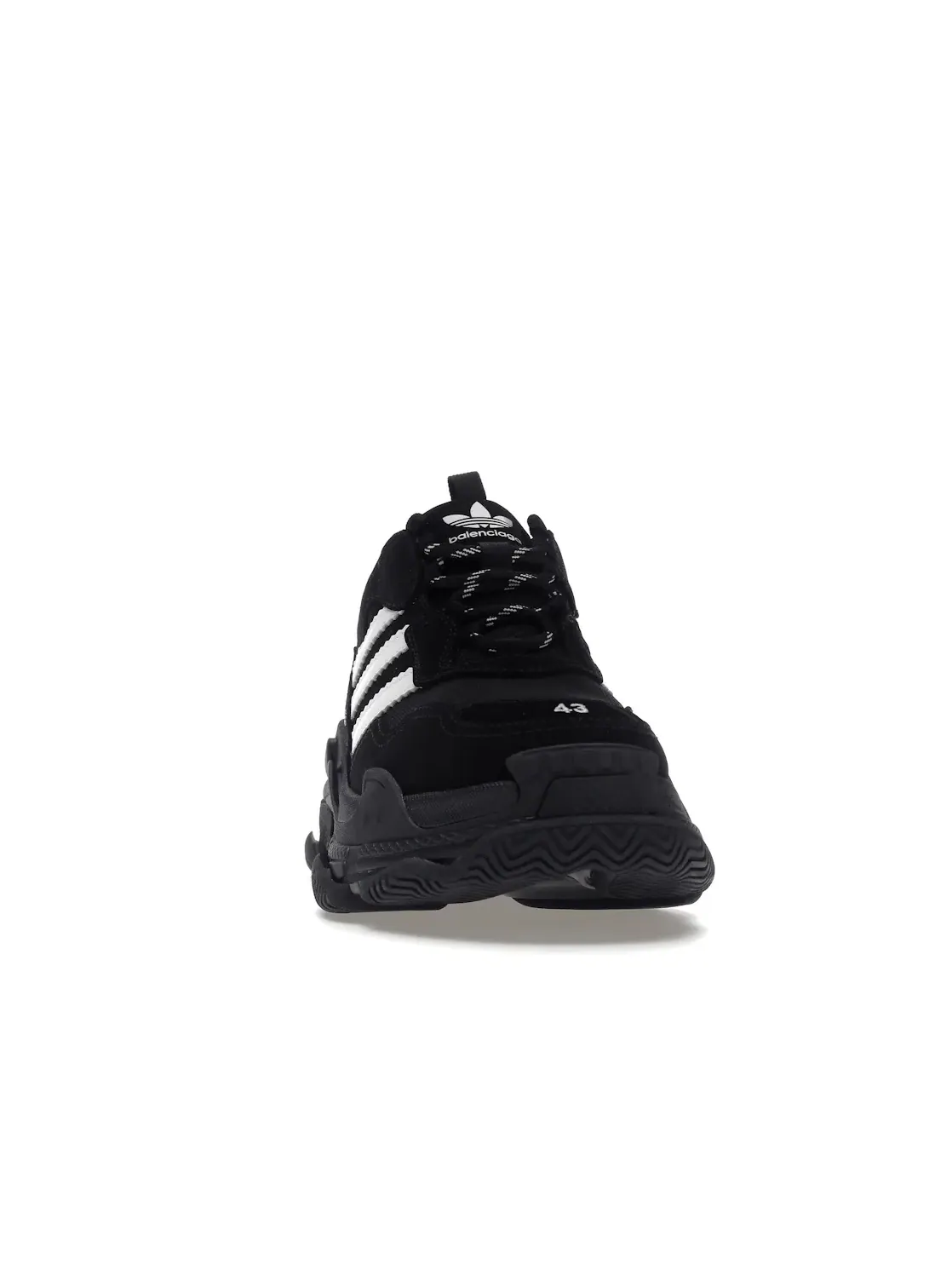 Кроссовки мужские Balenciaga x Adidas Triple S, массивная подошва — изображение 2 из 4, белый