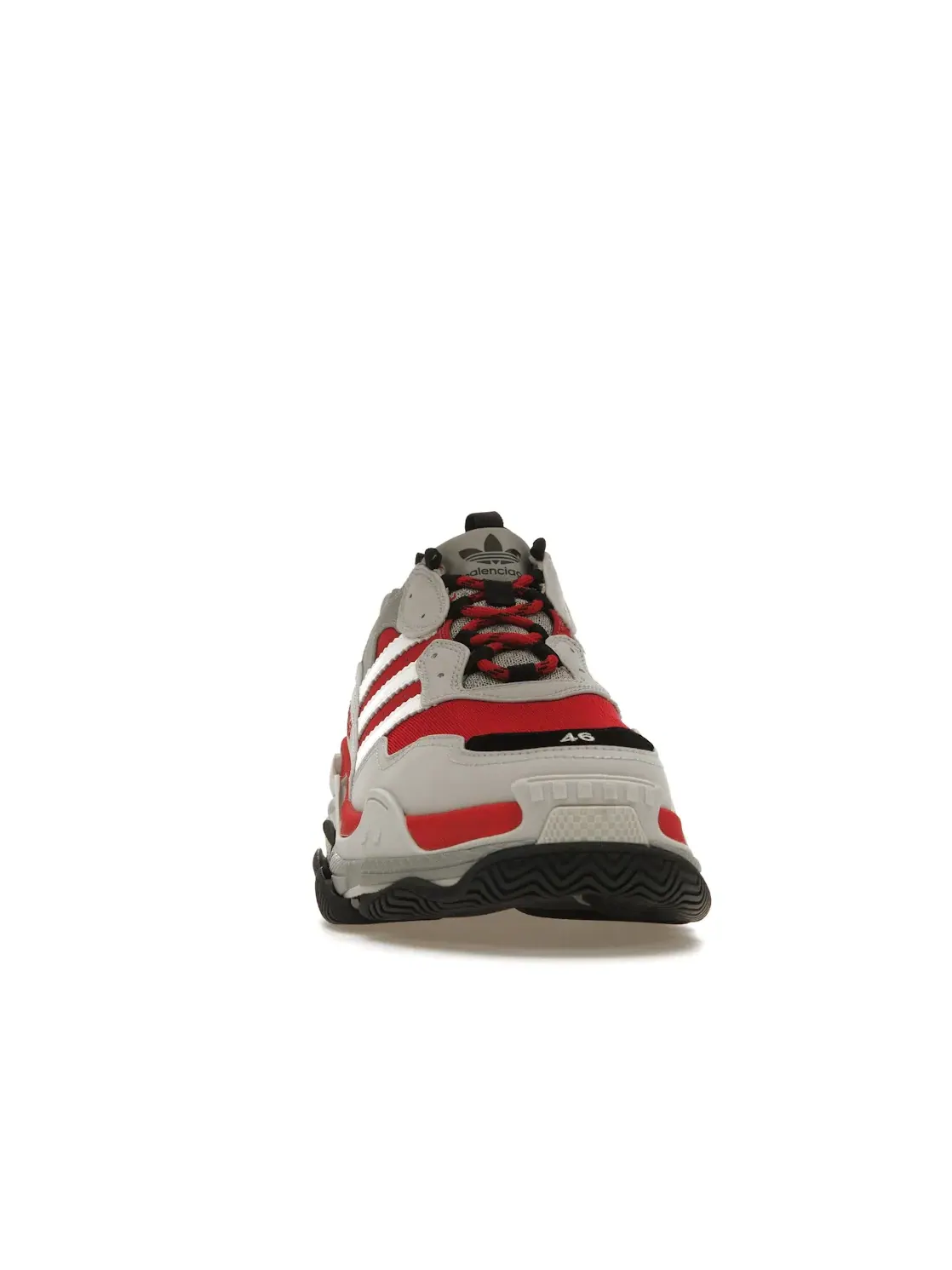Кроссовки Balenciaga x Adidas Triple S — изображение 2 из 4, красный/серый/черный
