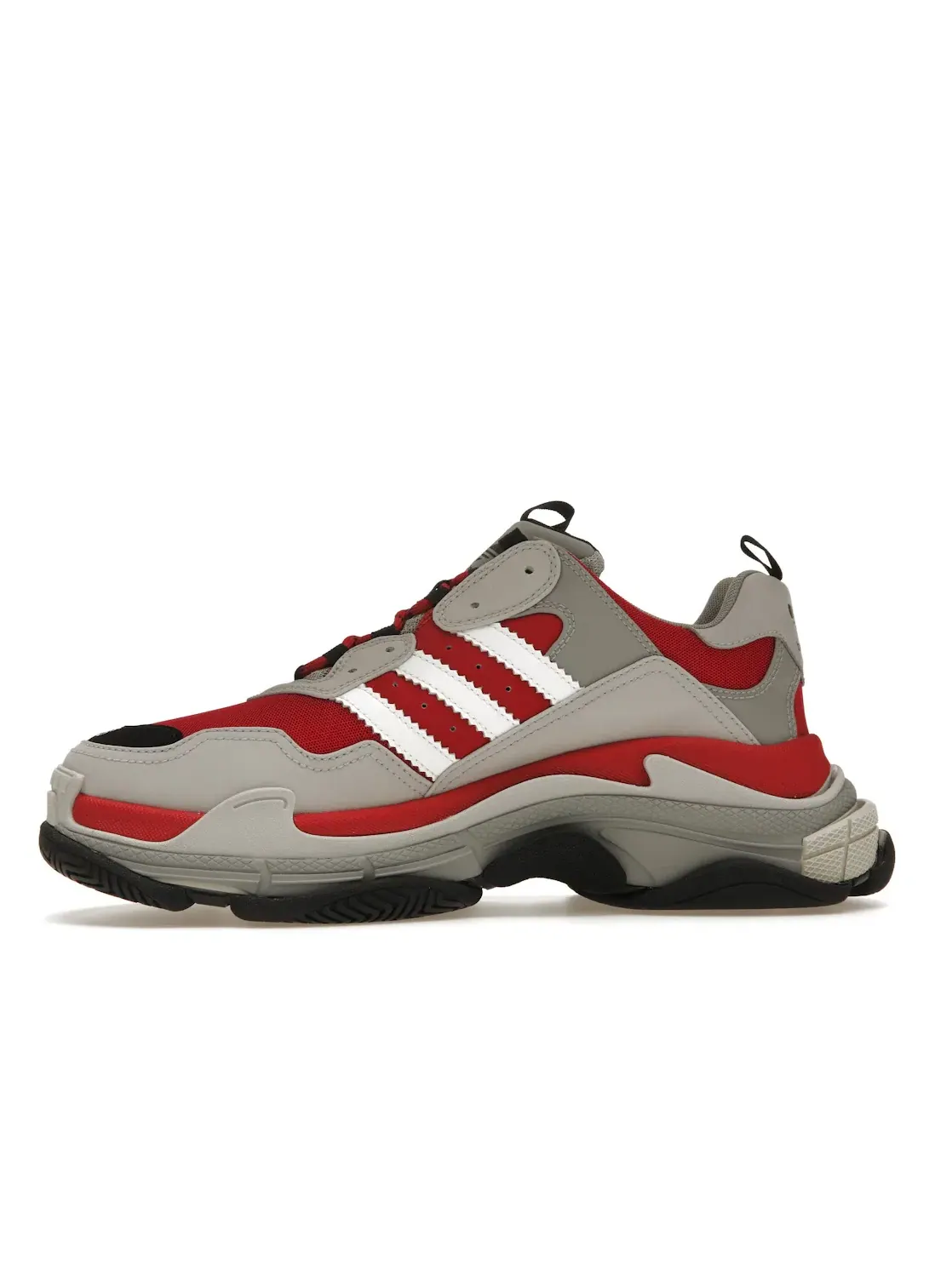 Кроссовки Balenciaga x Adidas Triple S — изображение 3 из 4, красный/серый/черный