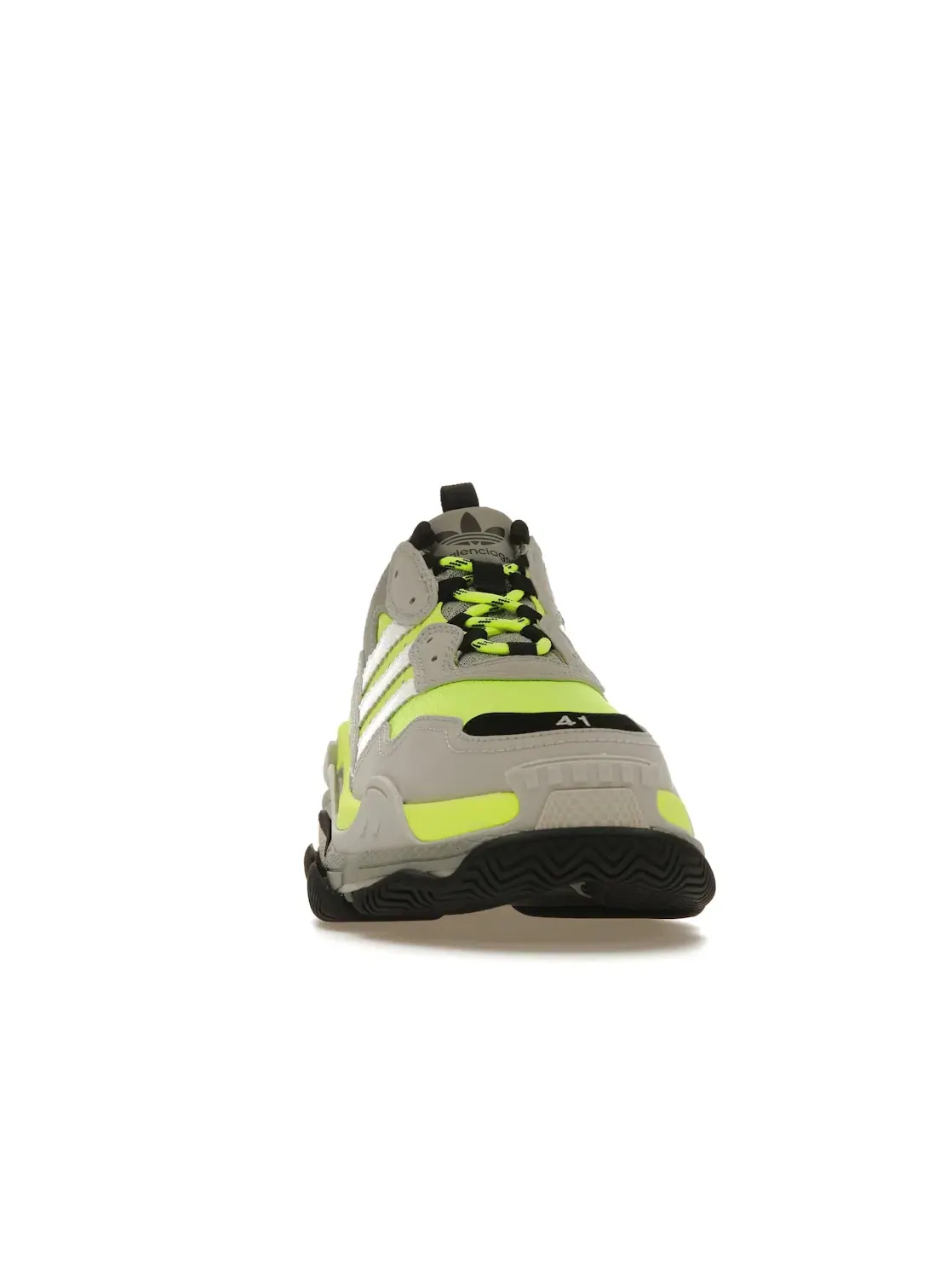 Кроссовки мужские Balenciaga x Adidas Triple S, массивная подошва — изображение 2 из 4, желтый/черный/белый