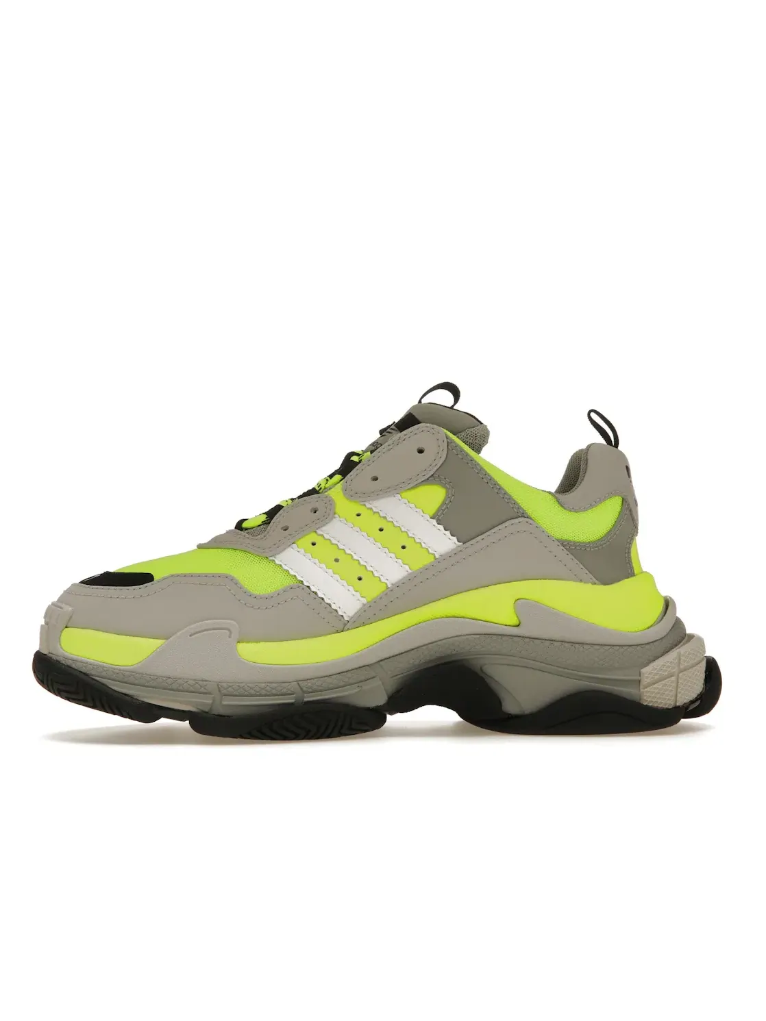 Кроссовки мужские Balenciaga x Adidas Triple S, массивная подошва — изображение 3 из 4, желтый/черный/белый