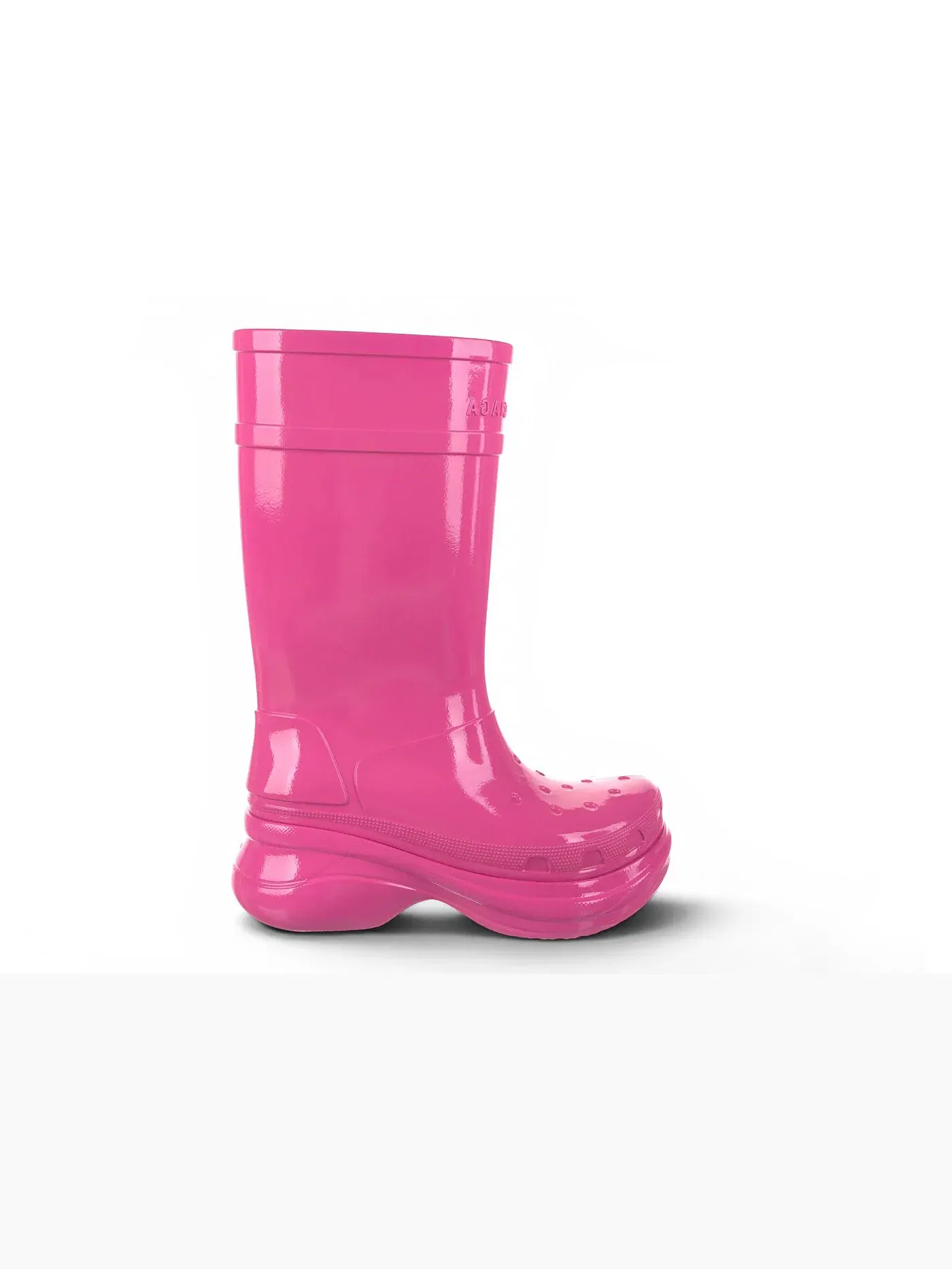 Сапоги Balenciaga x Crocs Boot, с принтом