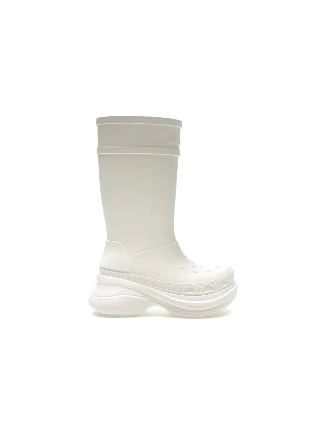 Сапоги женские Balenciaga x Crocs Boot Balenciaga, с принтом