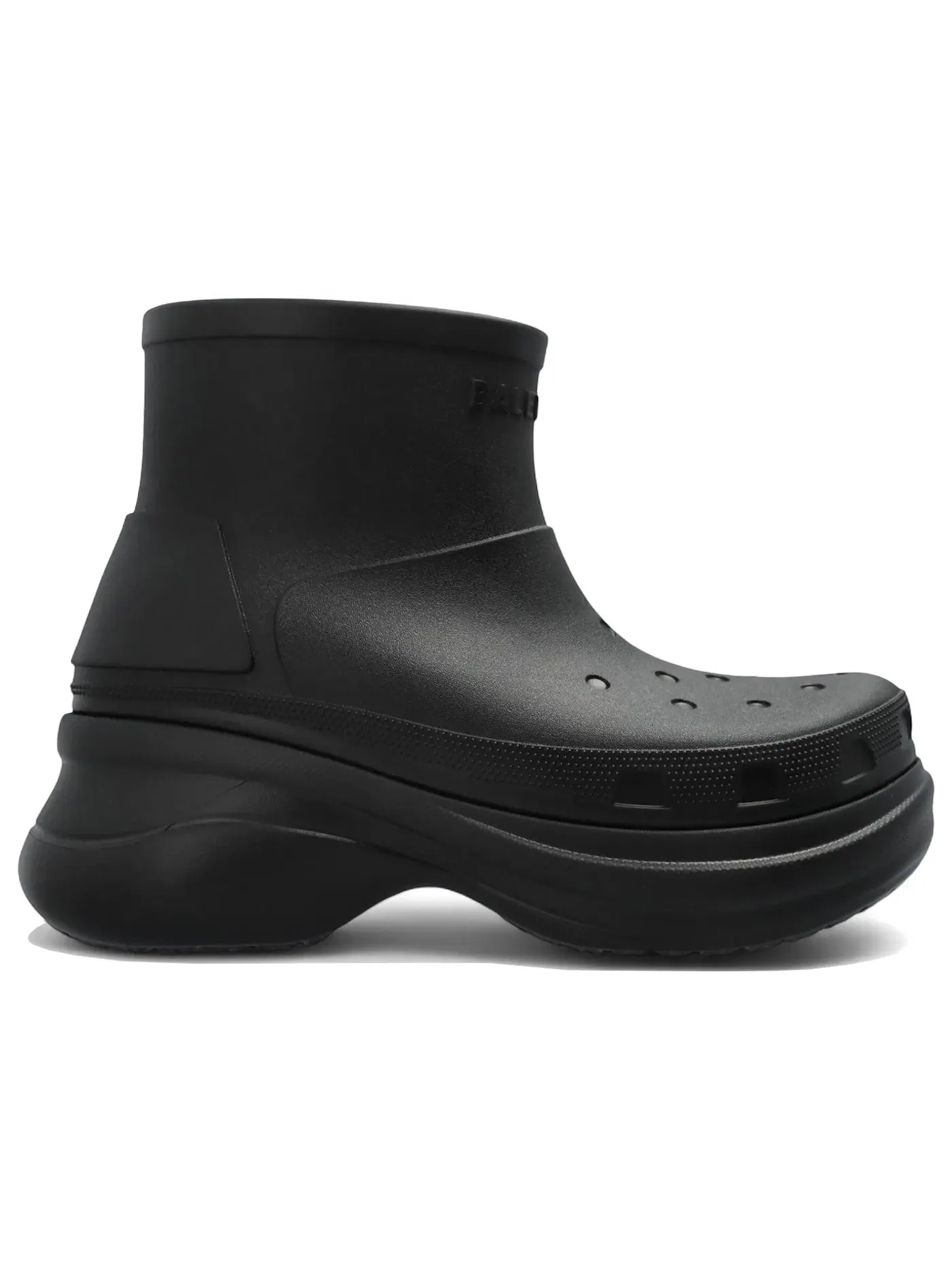 Ботинки Balenciaga x Crocs Bootie, кожа/синтетика — изображение 1 из 1, черный