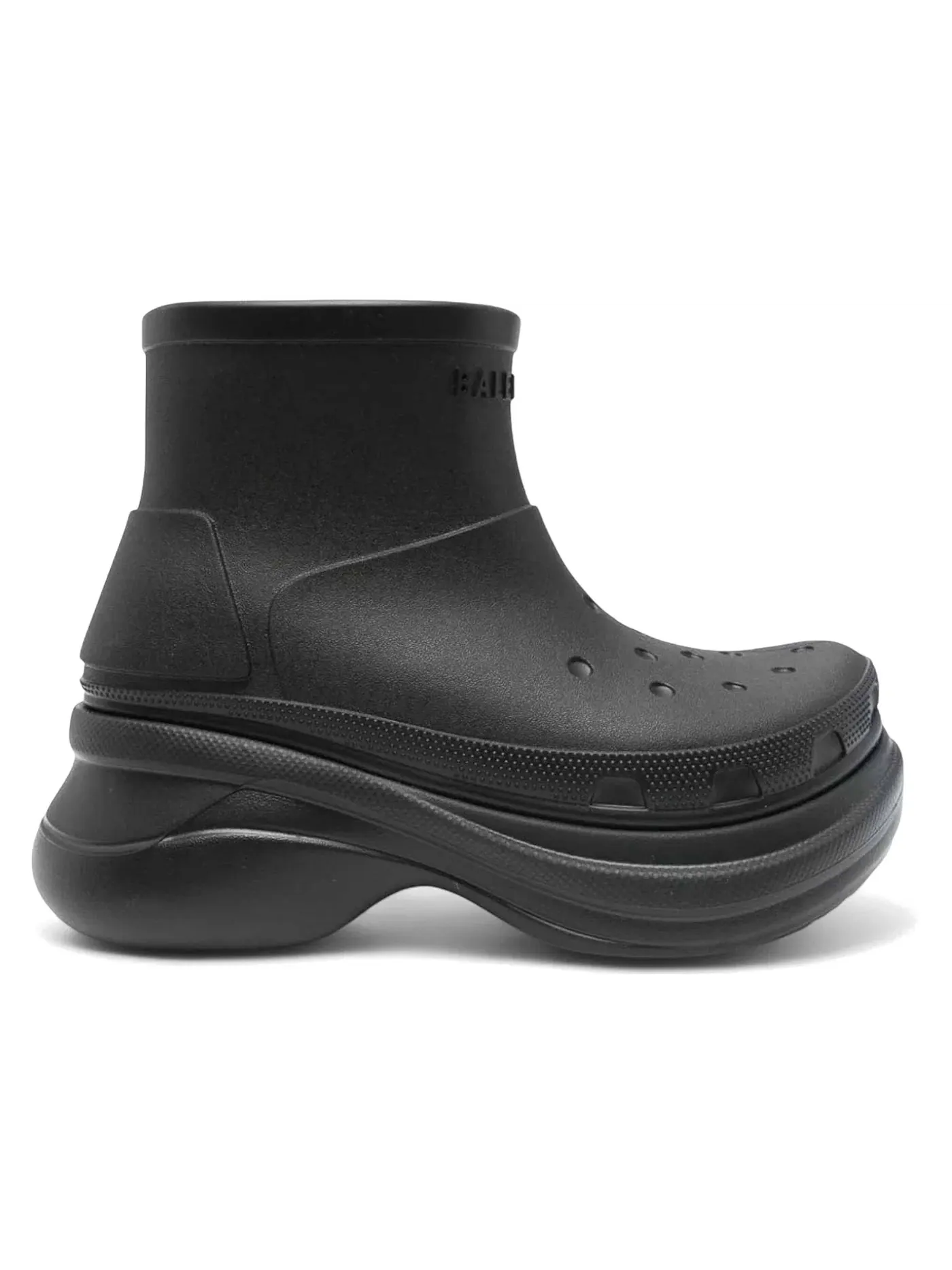 Ботинки женские Balenciaga x Crocs Bootie Balenciaga, с принтом — изображение 1 из 1, черный