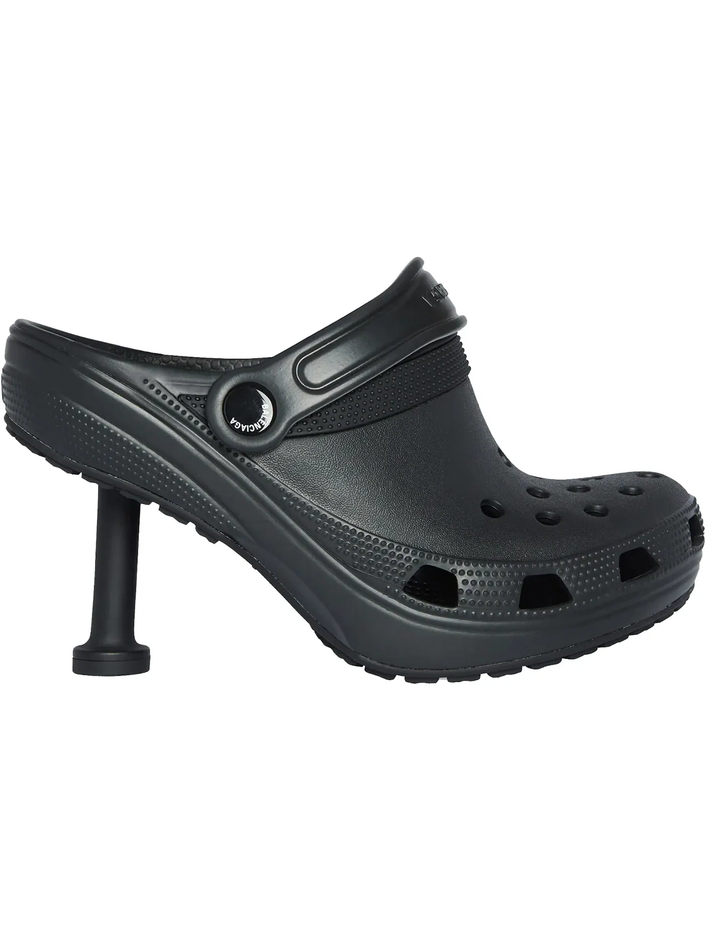 Туфли женские Balenciaga x Crocs Madame 80MM на каблуке — изображение 1 из 1, черный