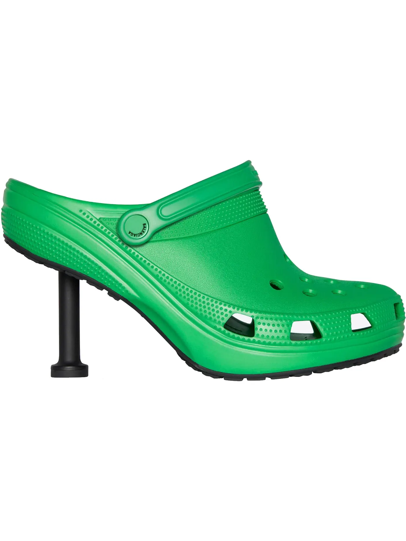 Туфли женские Balenciaga x Crocs Madame 80MM, с принтом — изображение 1 из 1, зеленый