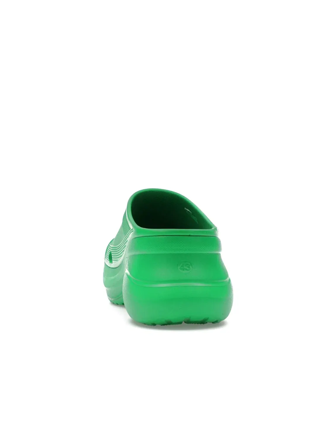 Мужские шлепанцы с принтом Balenciaga x Crocs Pool Slide Sandals Balenciaga — изображение 4 из 4, зеленый
