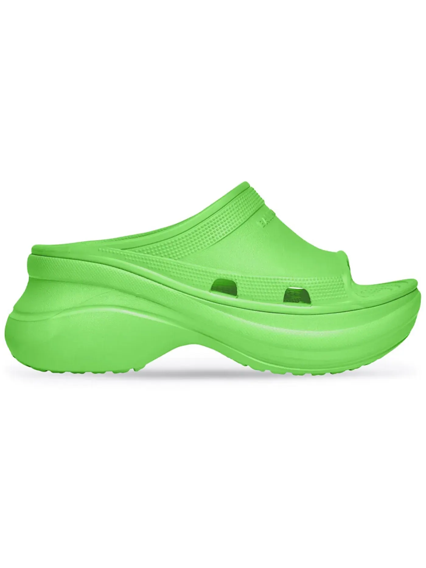 Шлепанцы Balenciaga x Crocs Pool Slide Sandal — изображение 1 из 1, неоновый зеленый