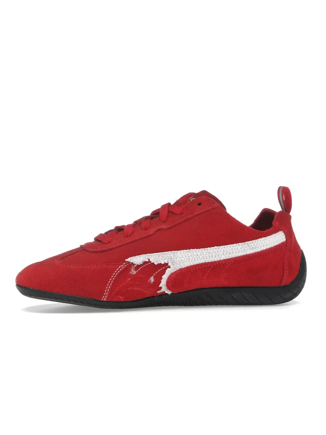 Кроссовки мужские Balenciaga x Puma Speedcat Suede, замшевые — изображение 3 из 4, красный/белый/черный