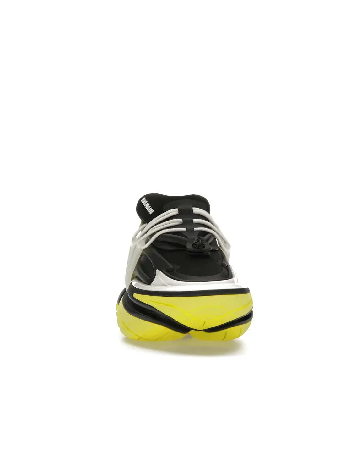 Мужские кроссовки с принтом Balmain Unicorn Low-Top Balmain — изображение 2 из 4, черный/желтый