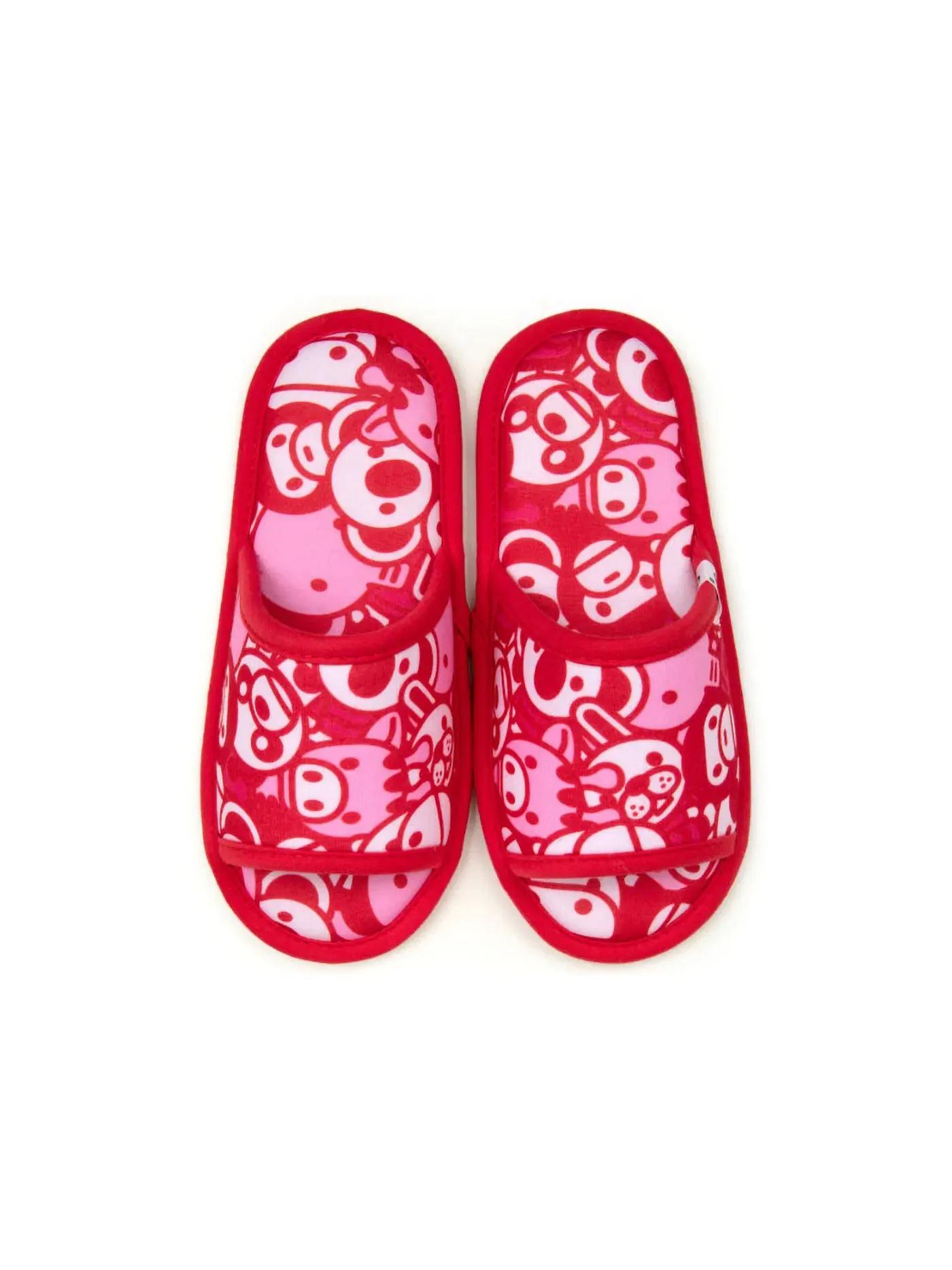 Детские тапочки с принтом BAPE Baby Milo Slipper Pink Camo — изображение 1 из 3, розовый