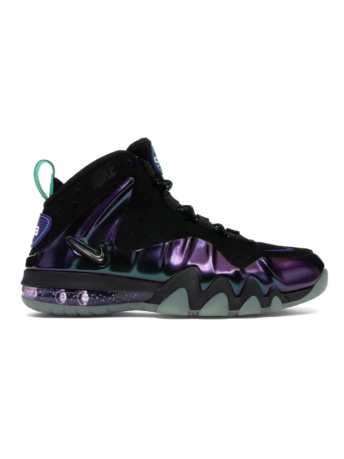Мужские кроссовки с массивным дизайном Nike Barkley Posite Max Nike — изображение 1 из 4, фиолетовый/черный