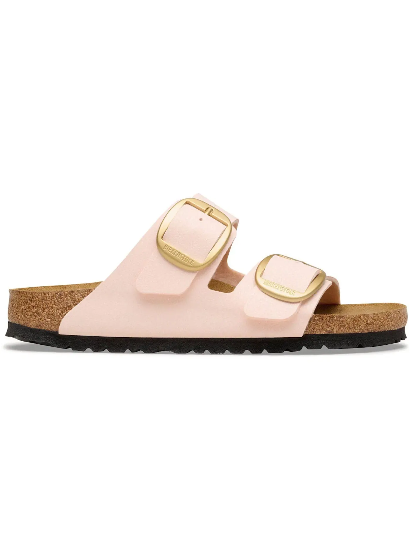Мужские сандалии с пряжкой Birkenstock Arizona Big Buckle Birko-Flor — изображение 1 из 1, светлый розовый