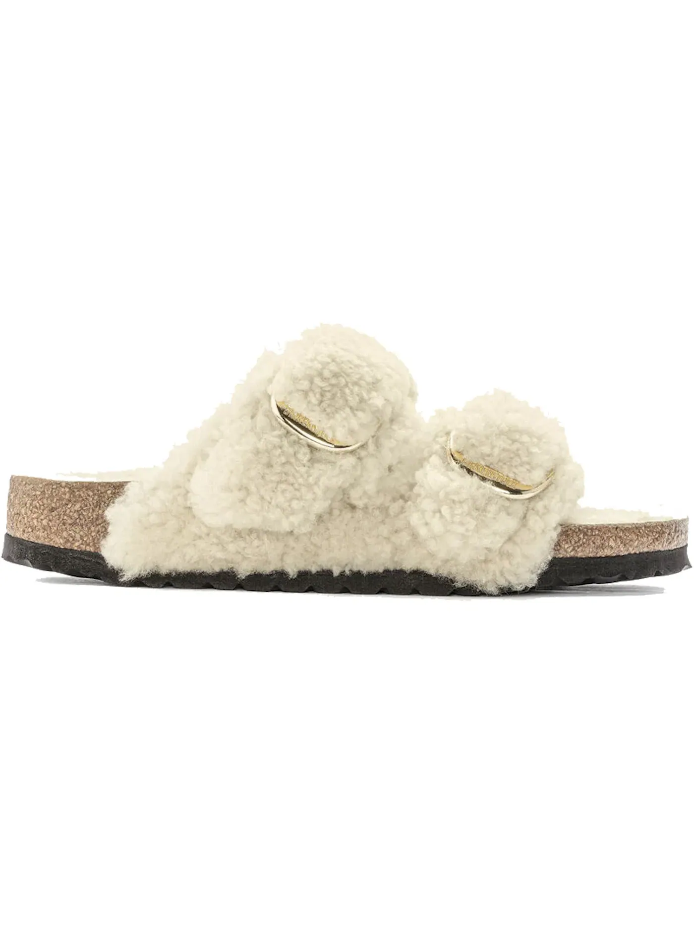 Женские сандалии с пряжкой Teddy Birkenstock Arizona Big Buckle Teddy — изображение 1 из 1, белый
