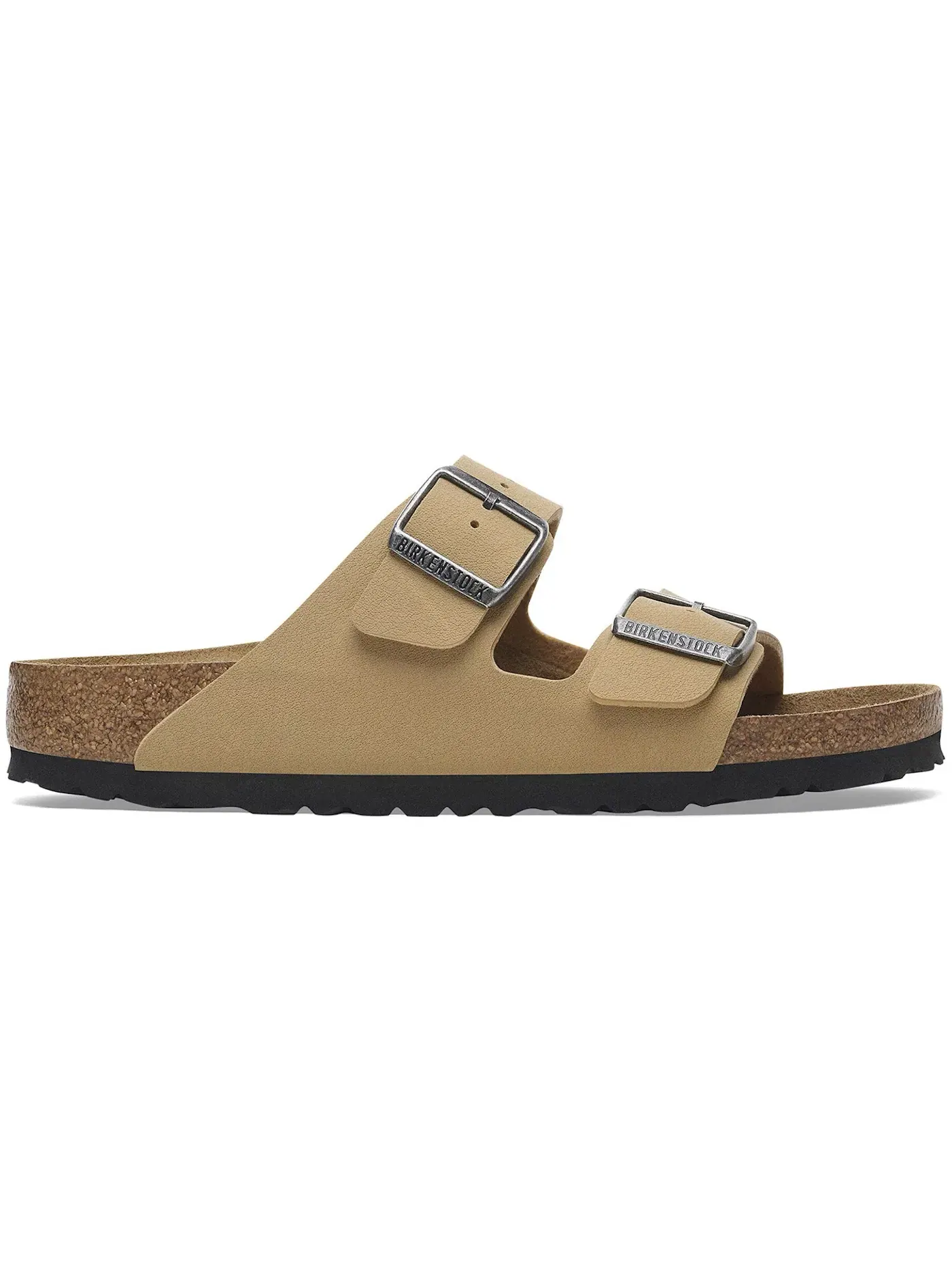 Мужские сандалии с регулируемыми ремнями Birkenstock Arizona Birkibuc — изображение 1 из 1, кремовый