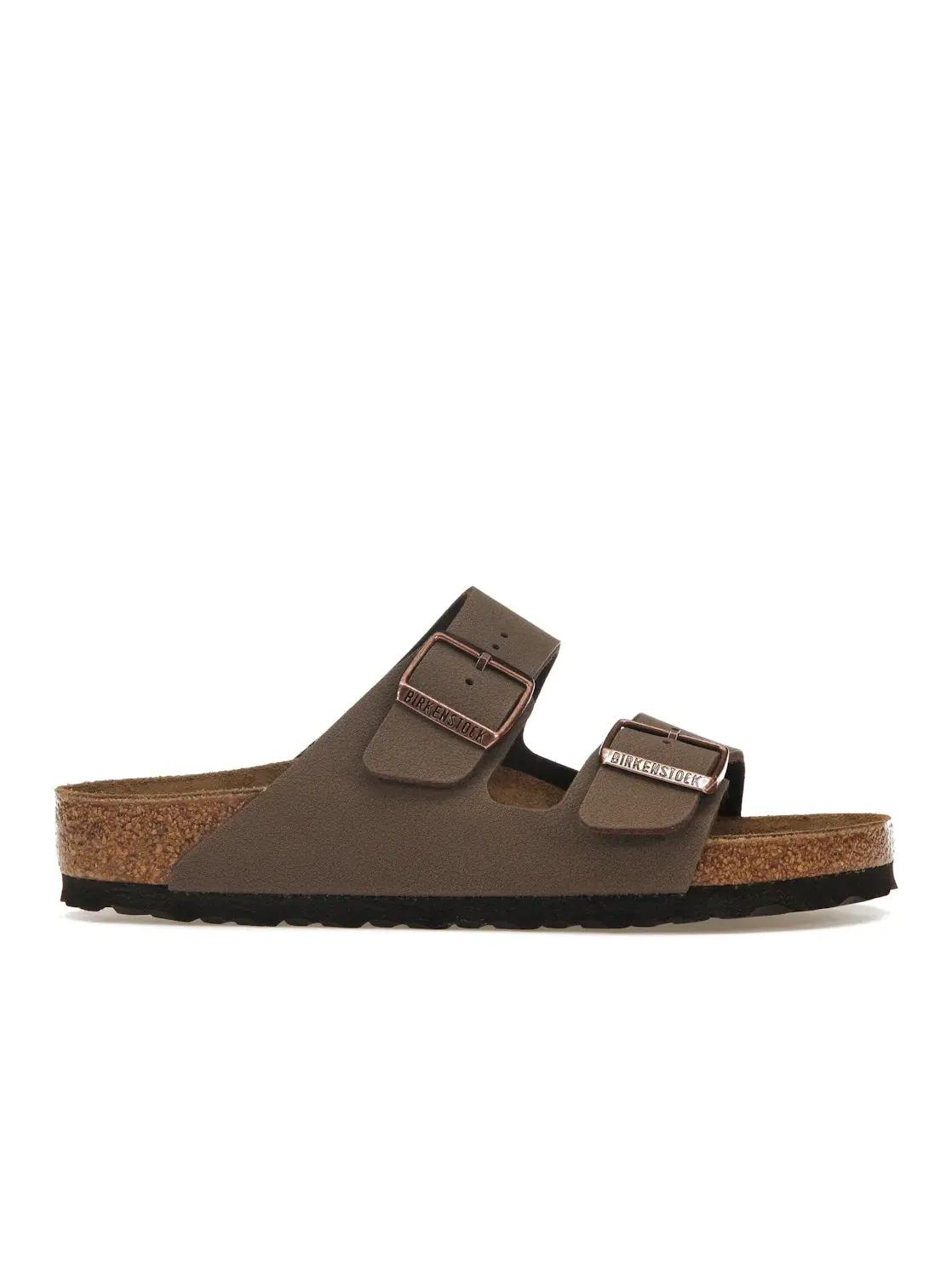 Детские сандалии с контурной стелькой Birkenstock Arizona Birkibuc, Mocca — изображение 1 из 4