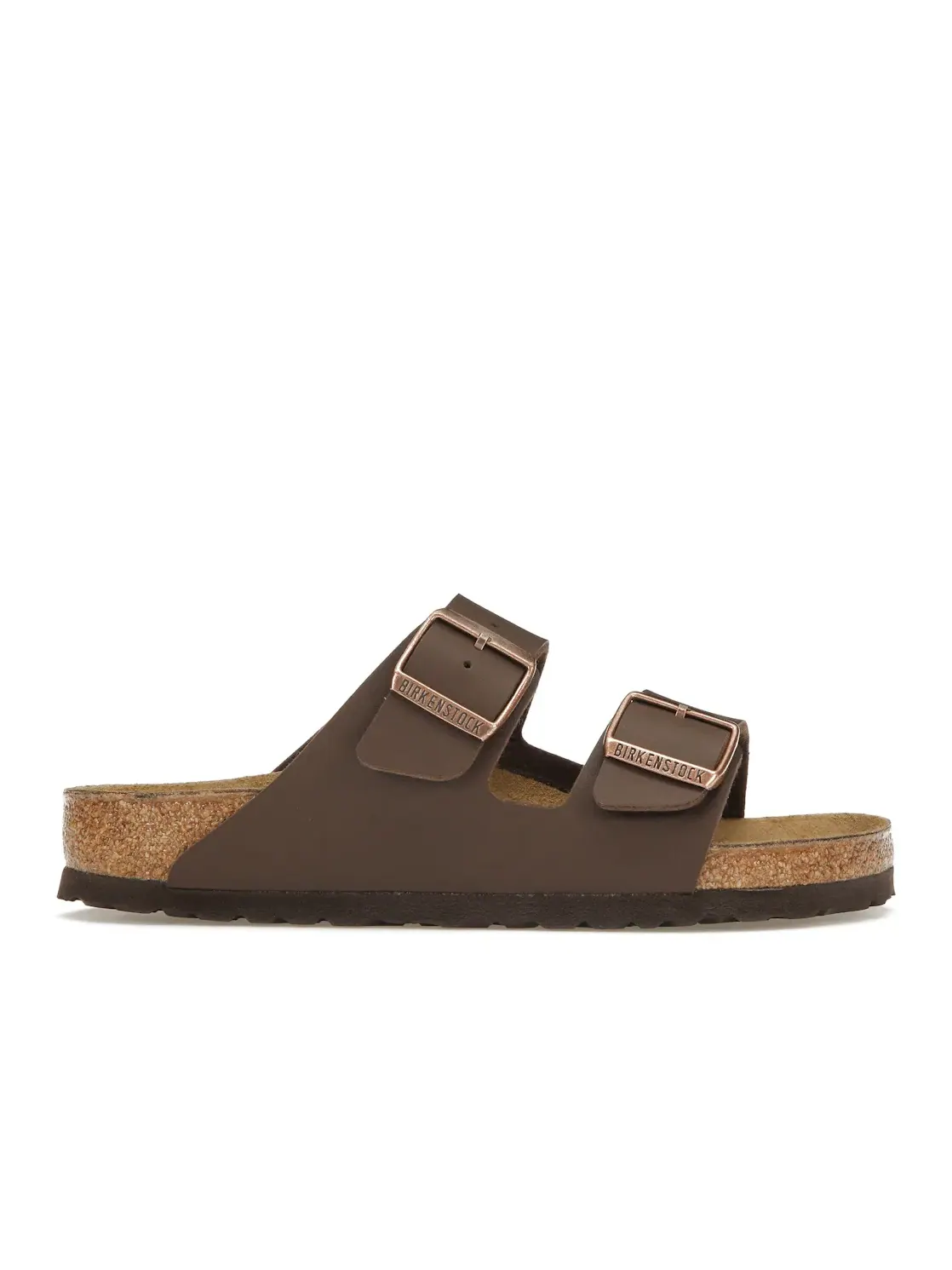 Женские сандалии с регулируемыми ремнями Birkenstock Arizona Birko-Flor — изображение 1 из 4, коричневый