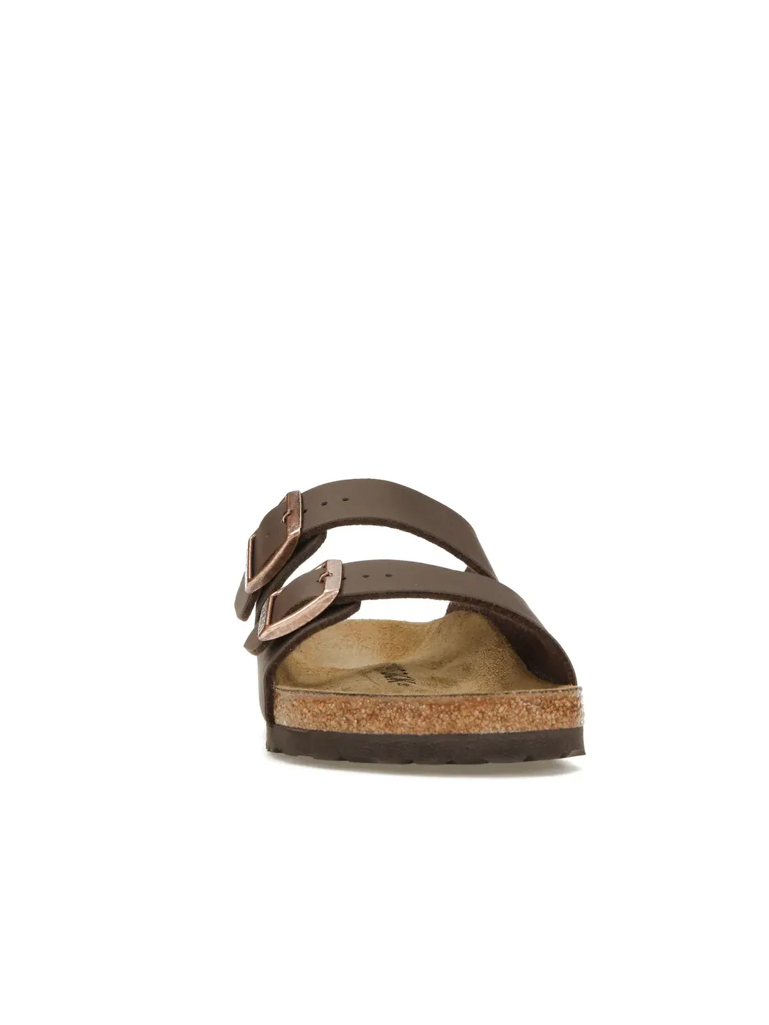 Женские сандалии с регулируемыми ремнями Birkenstock Arizona Birko-Flor — изображение 2 из 4, коричневый
