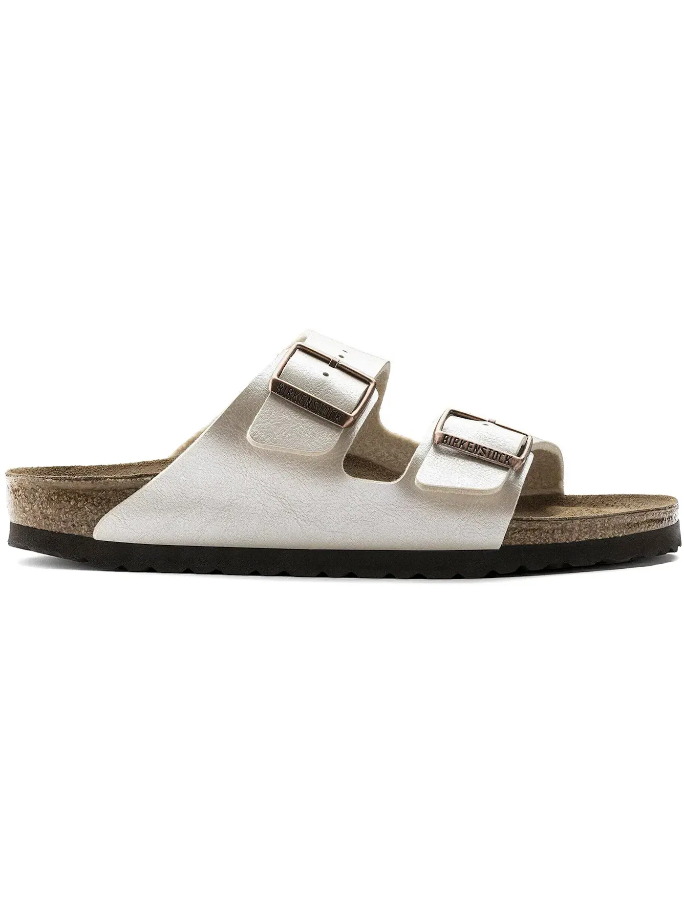 Мужские сандалии с двумя ремнями Birkenstock Arizona Birko-Flor — изображение 1 из 1, белый