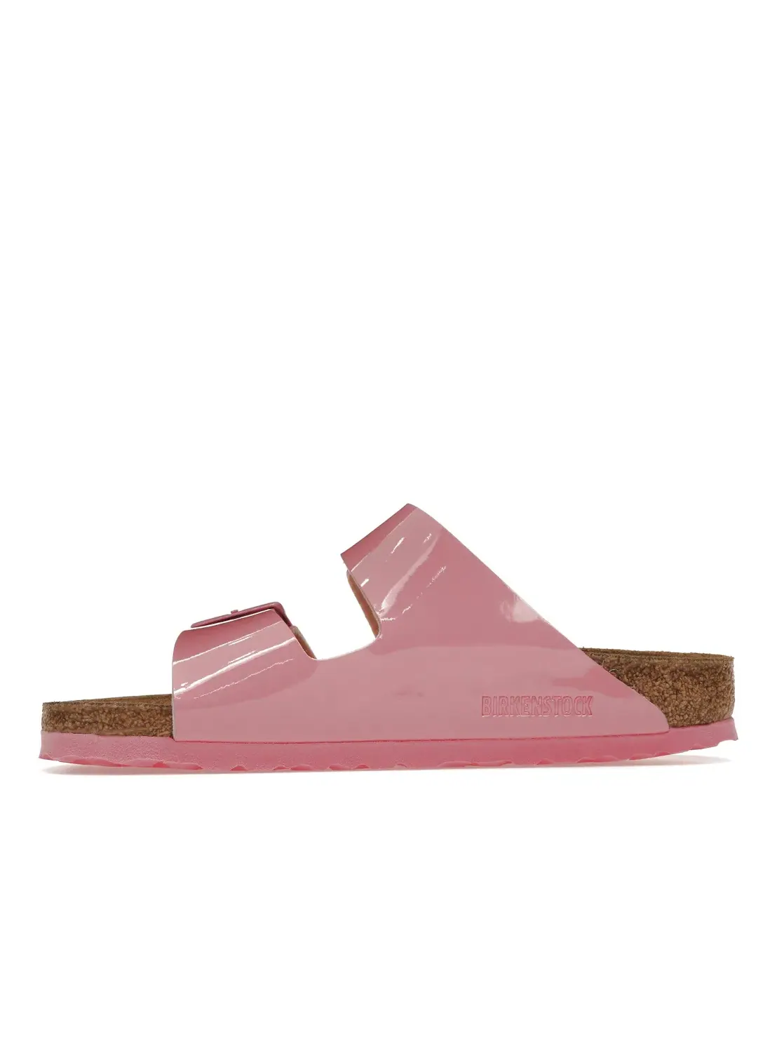 Женские сандалии Birko-Flor Patent Birkenstock Arizona — изображение 3 из 4, розовый