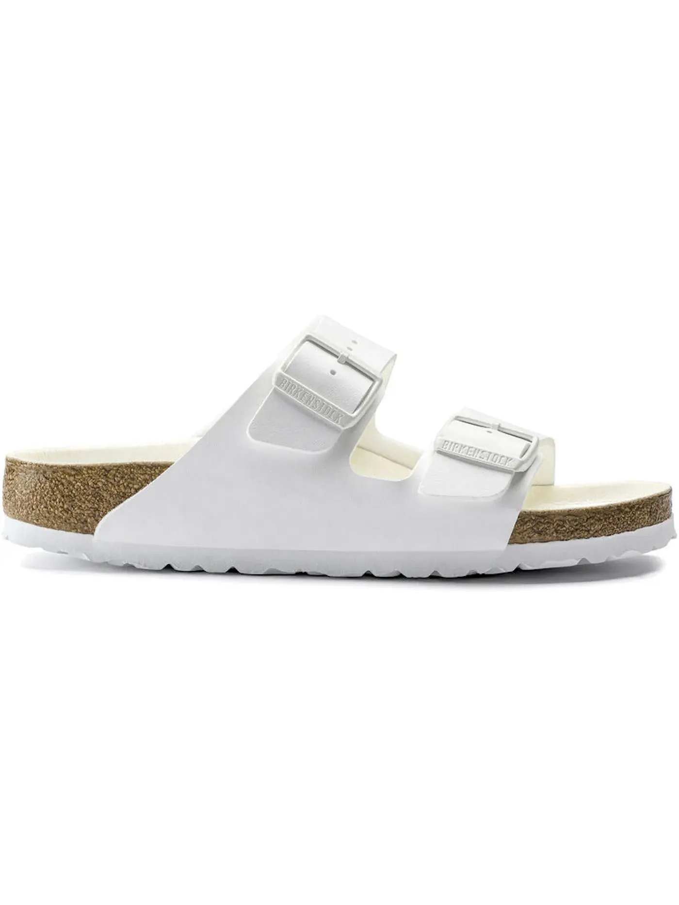 Женские сандалии с регулируемыми ремнями Birkenstock Arizona Birko-Flor — изображение 1 из 1, белый