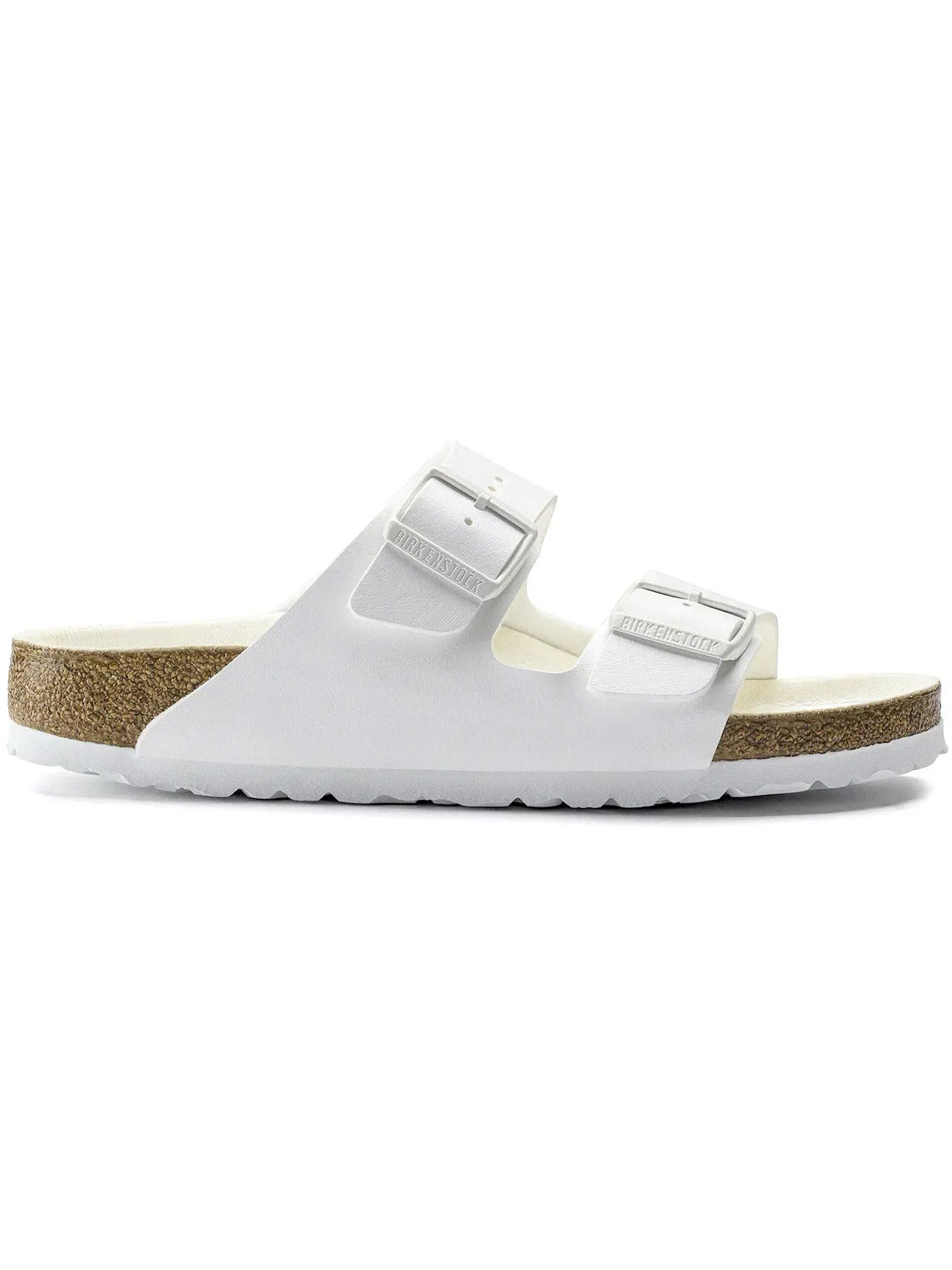 Мужские сандалии с регулируемыми ремнями Birkenstock Arizona Birko-Flor — изображение 1 из 1, белый